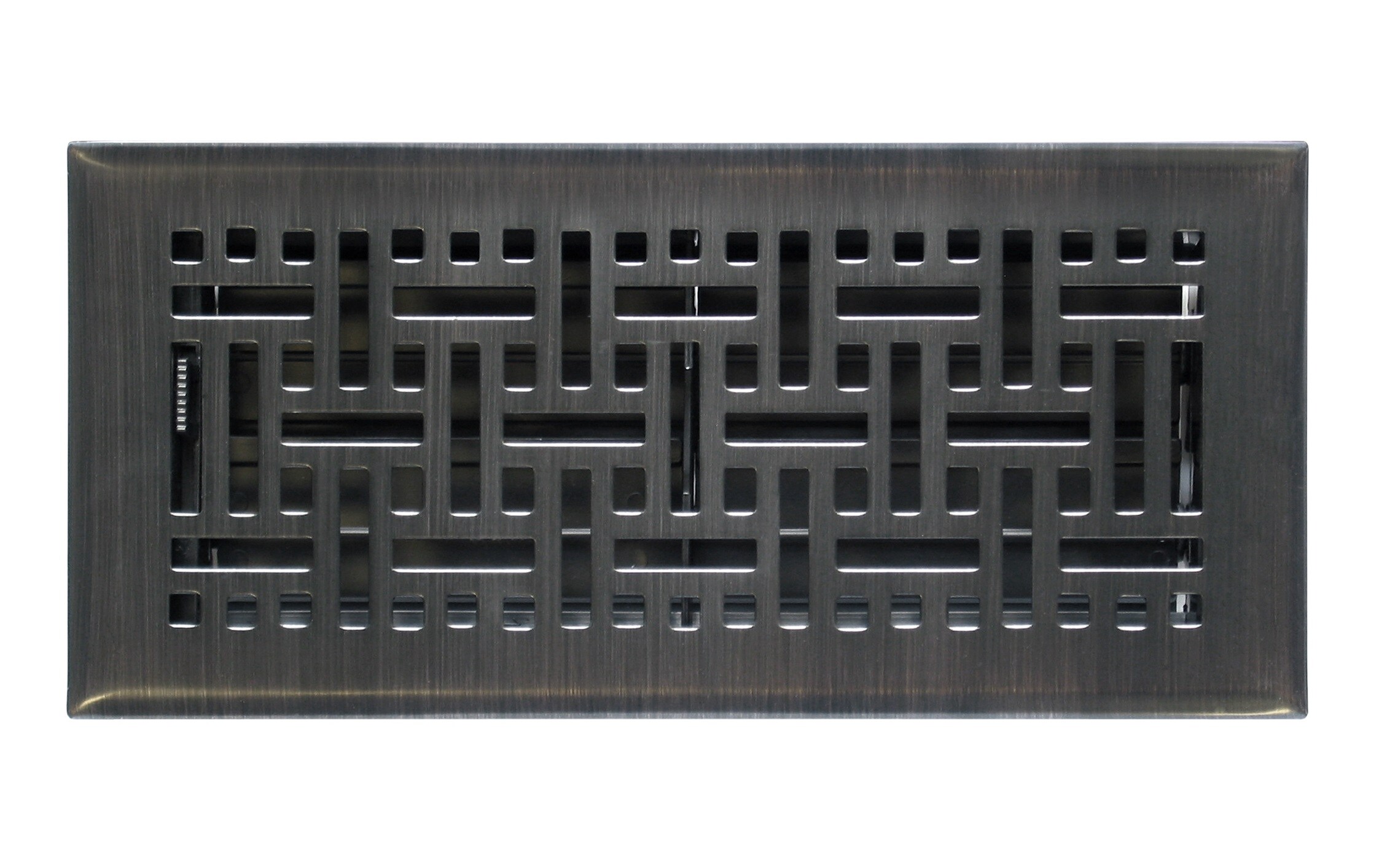 Accord Ventilation AMFRRBB410 4-in x 10-in 1-way Steel Oil-Rubbed Bronze Floor Register