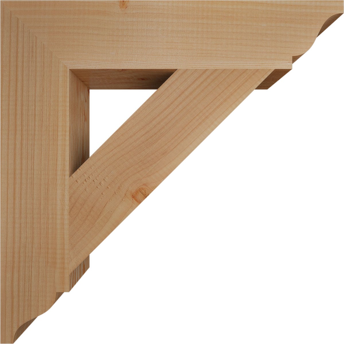Ekena Millwork BKT04X20X20TRA01SDF Exterior-Brackets-Braces - View #3