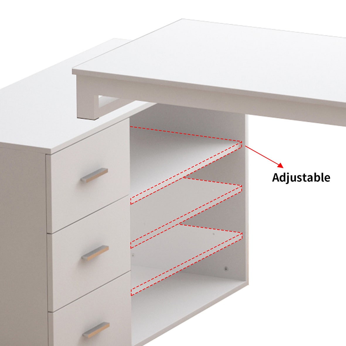 FUFU&GAGA LJY-JX0009-02 desks - View #2