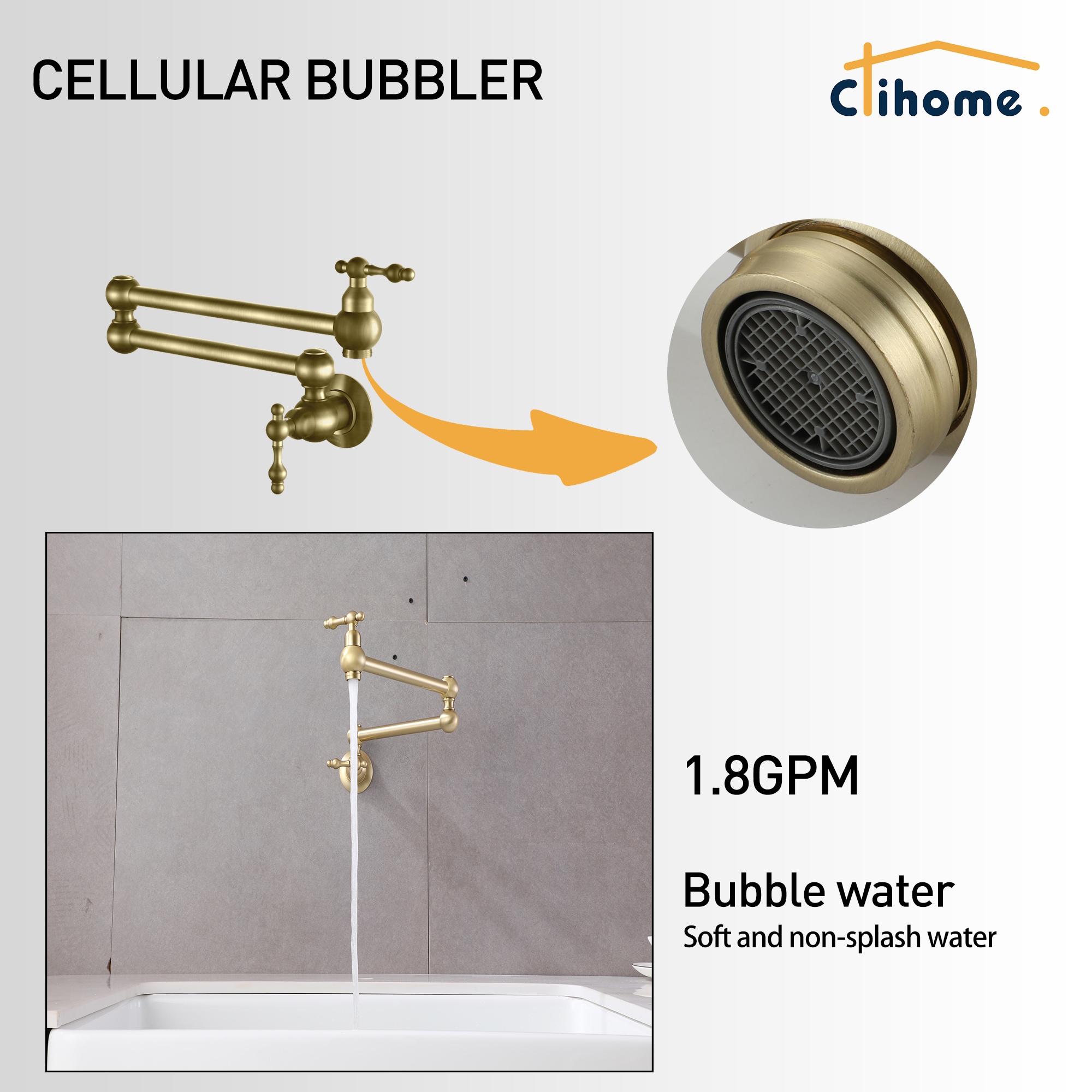 Clihome DG-KF45LSJ Kitchen-Faucets - View #9