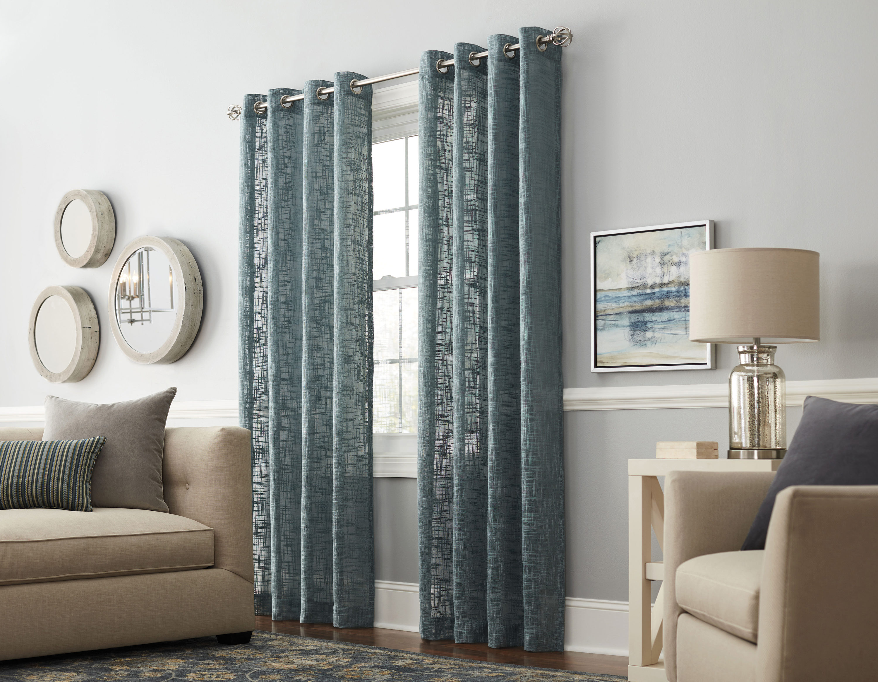 Mineral Blue Curtains