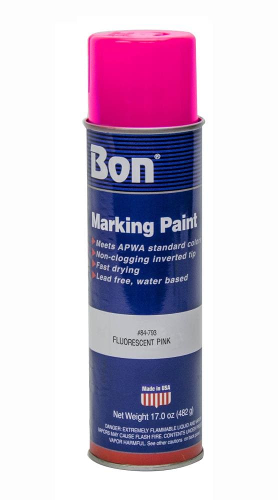 Bon Tool 84-793 12 -Pack 10-Inches Pink Plastic Marking Flag