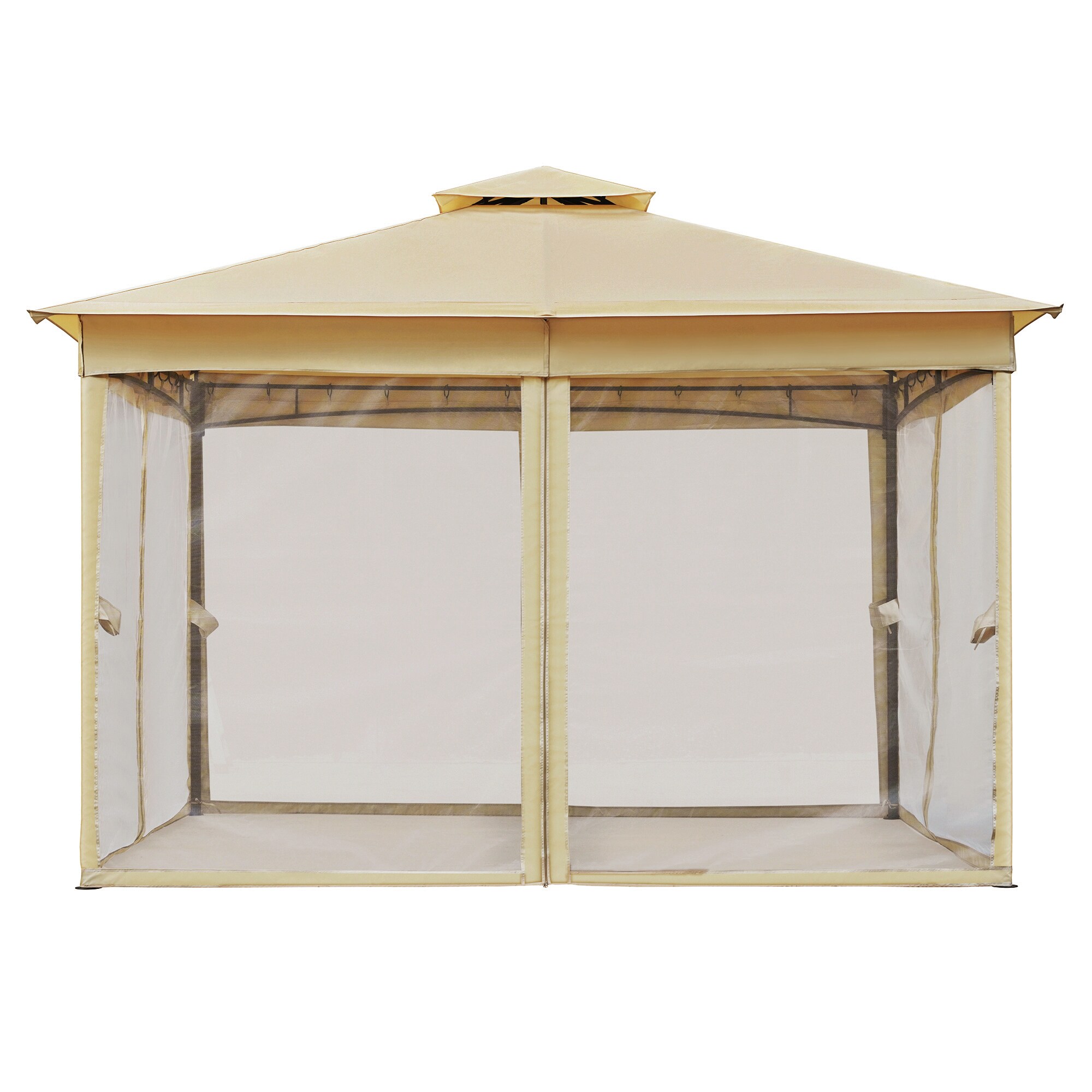 SINOFURN SYA990035GY Wood-Resin-Gazebos - View #11