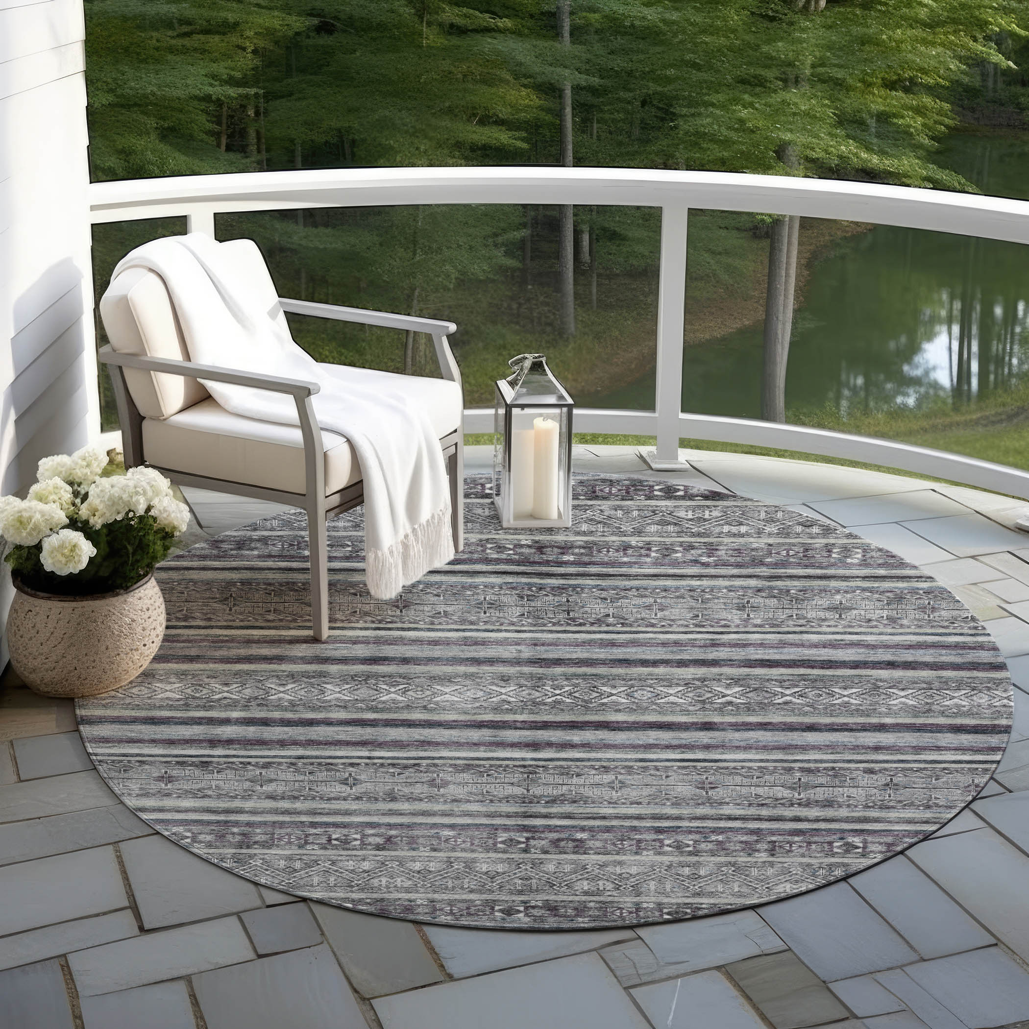 Addison Rugs ACN1644GY8RO rugs - View #6