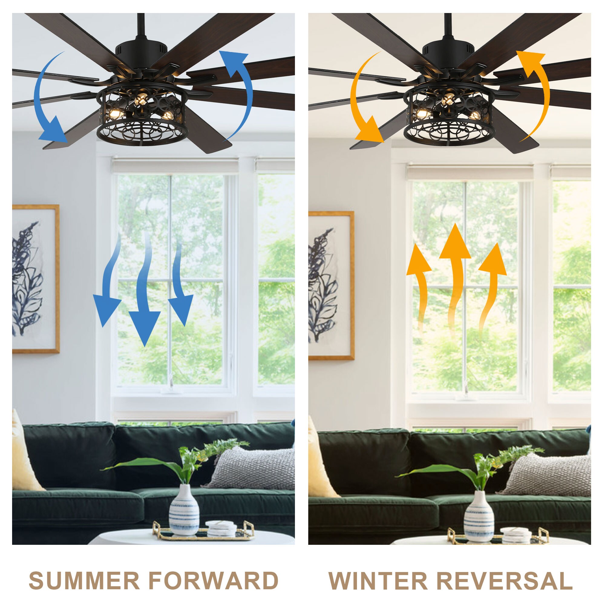 Bella Depot DCFSD7201-B Ceiling-Fans - View #9