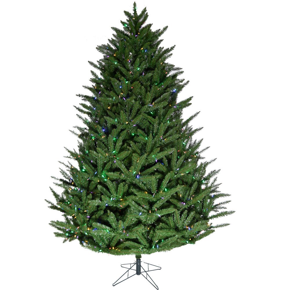 Christmas Time CT-HV065-ML 6.5-ft Pre-lit Artificial Christmas Tree with 650 Constant Multicolor LED Lights