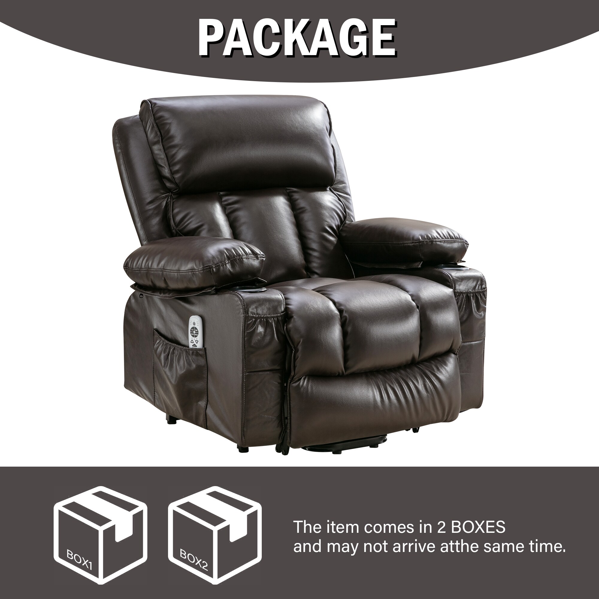 Mondawe WFMD-S-27-BLACK-A1 recliners - View #17