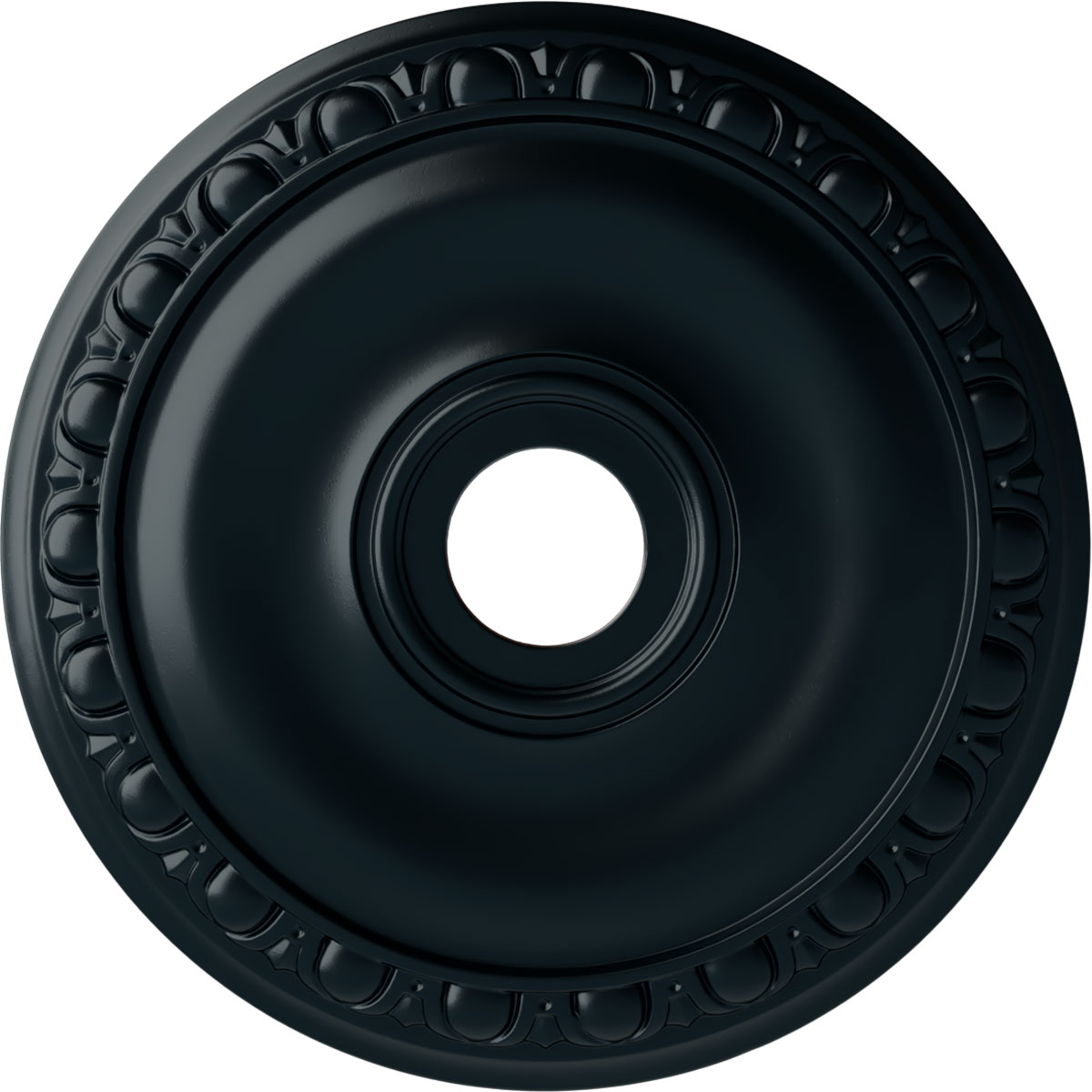 Ekena Millwork CM20JANSF Jackson 20-in W x 20-in L Painted Night Shade Polyurethane Whole Ceiling Medallion