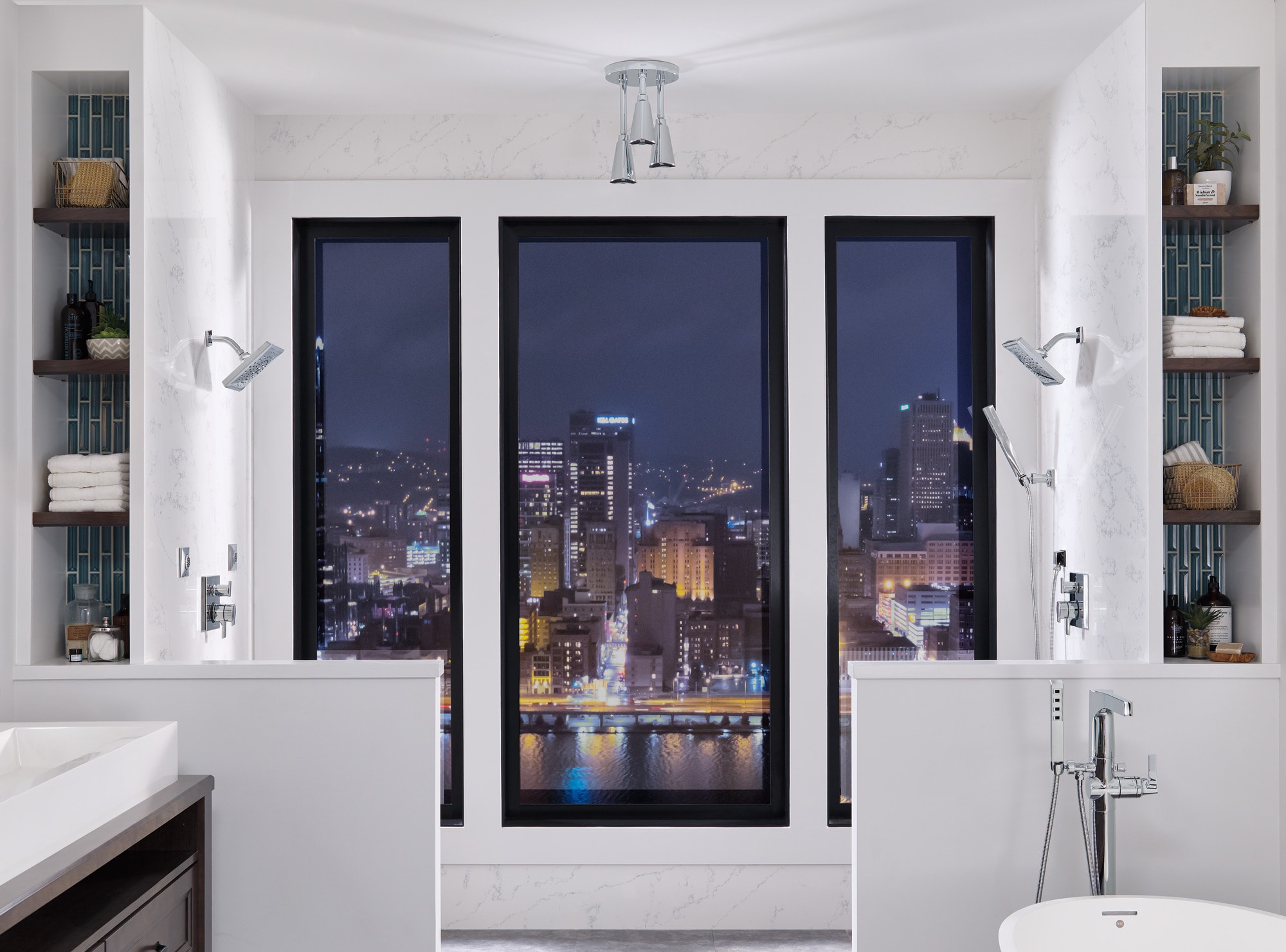 Delta T27867-CZ Bath-Shower-Facc - View #2