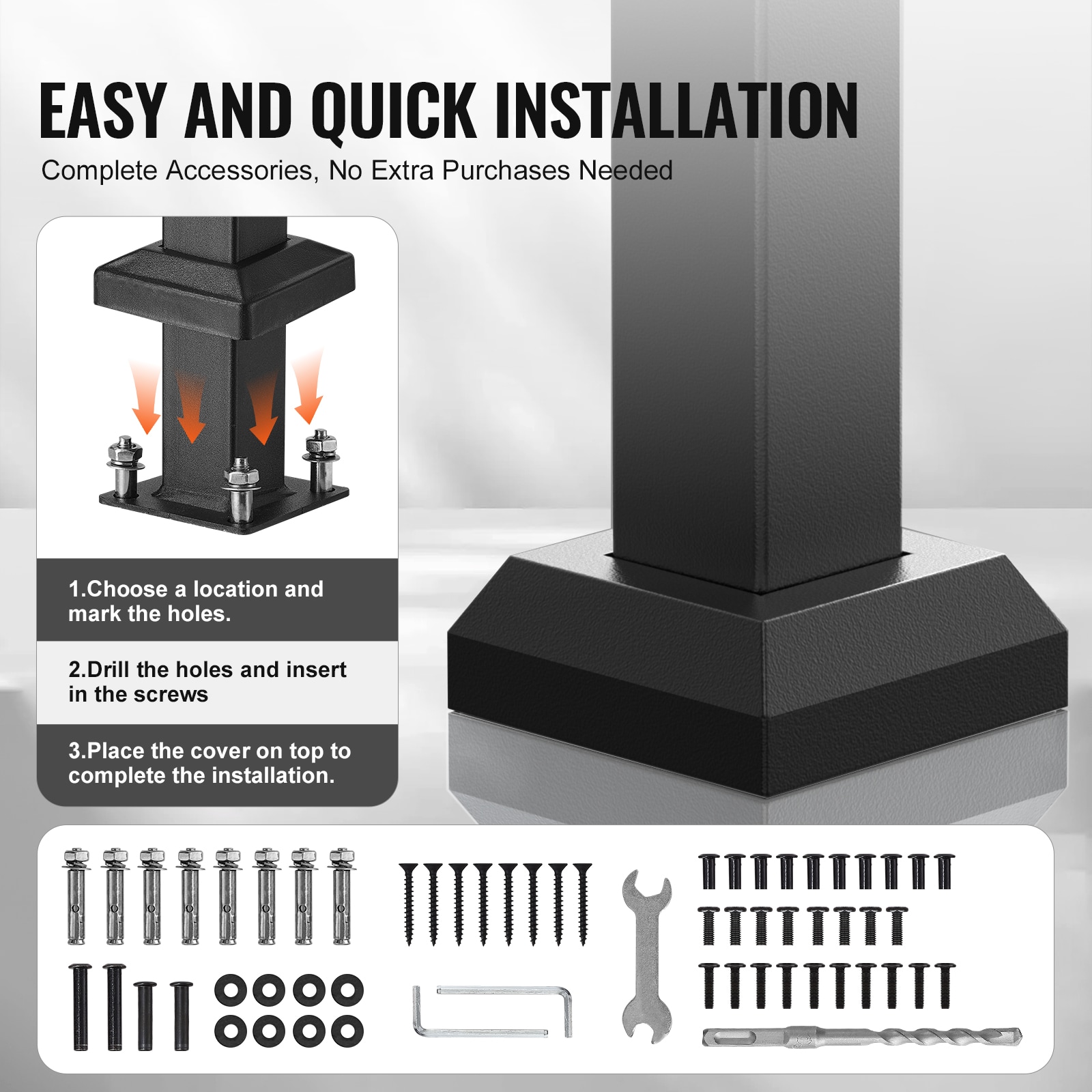 VEVOR BPXGMDZLSLZFN6PGJV0 railings - View #3