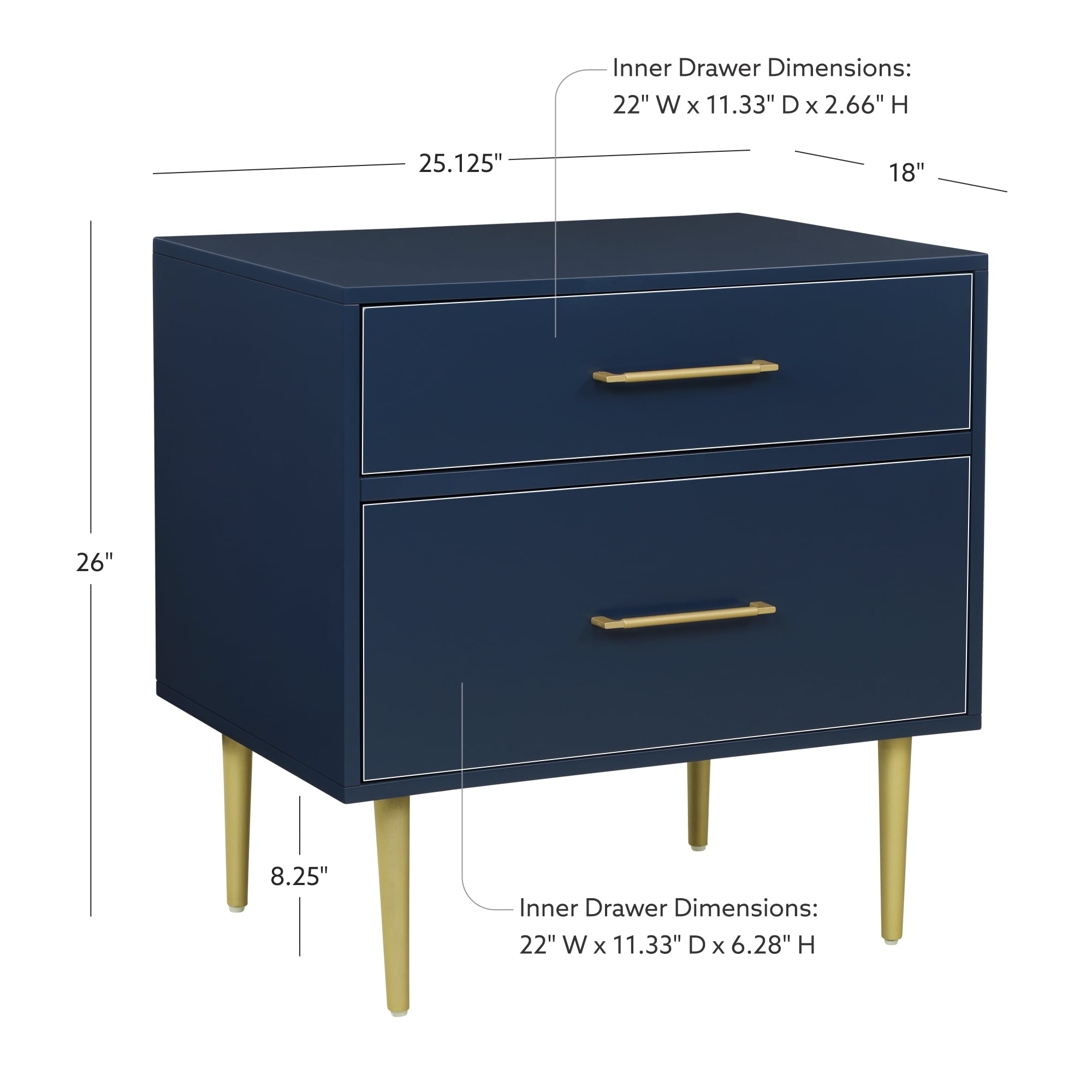 Linon LOWES1800 nightstands - View #9