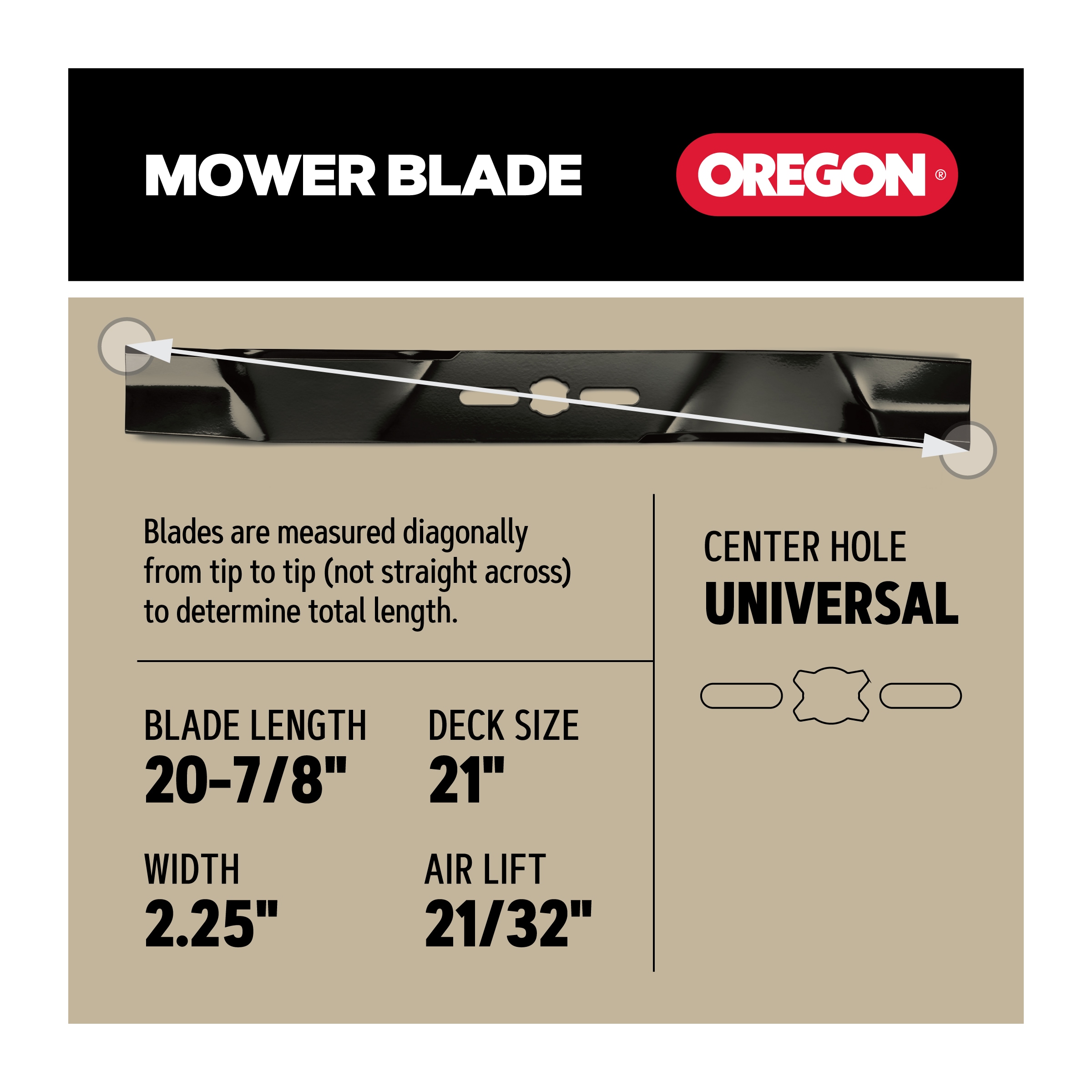 Oregon UW-21-1M Ope-Mower-Blades - View #2