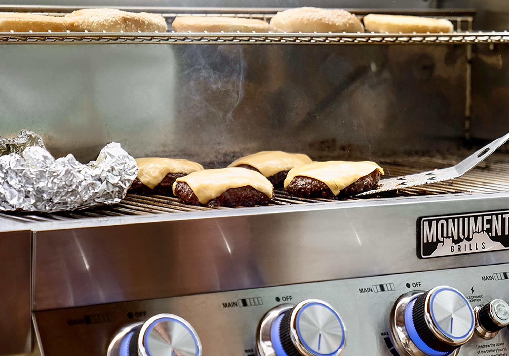 Monument A118 Gas-Grill-Heat-Plates-Briq-Grates - View #4