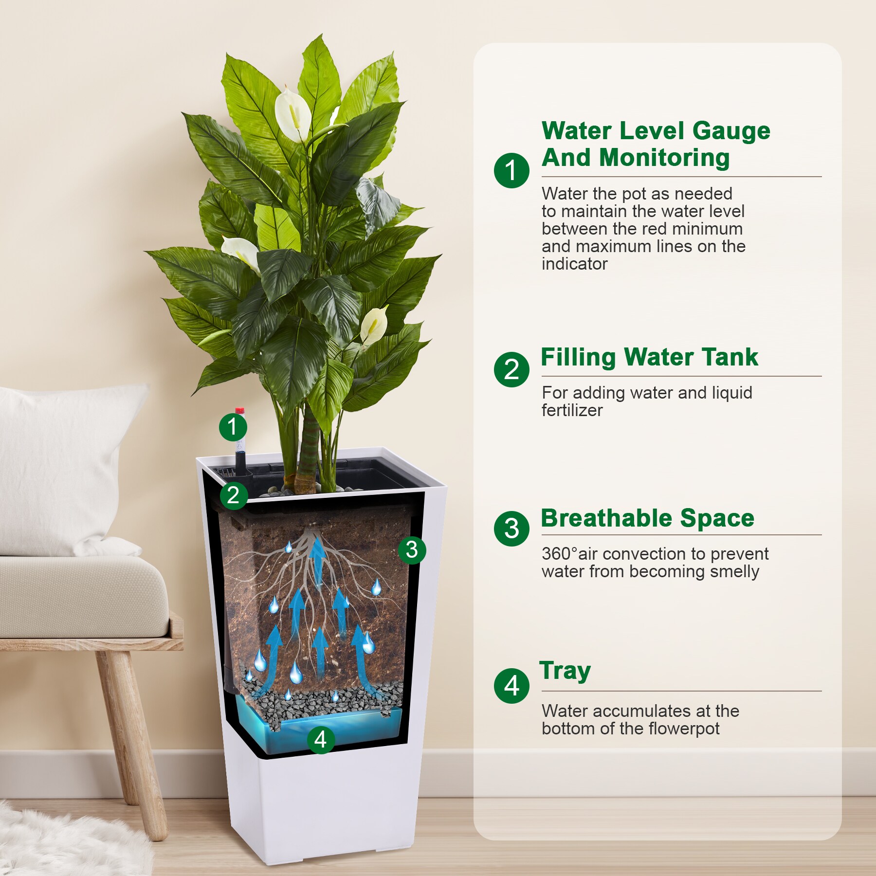 Qeetex KL-PHO-11GDUQRN Planter-Window-Box - View #5