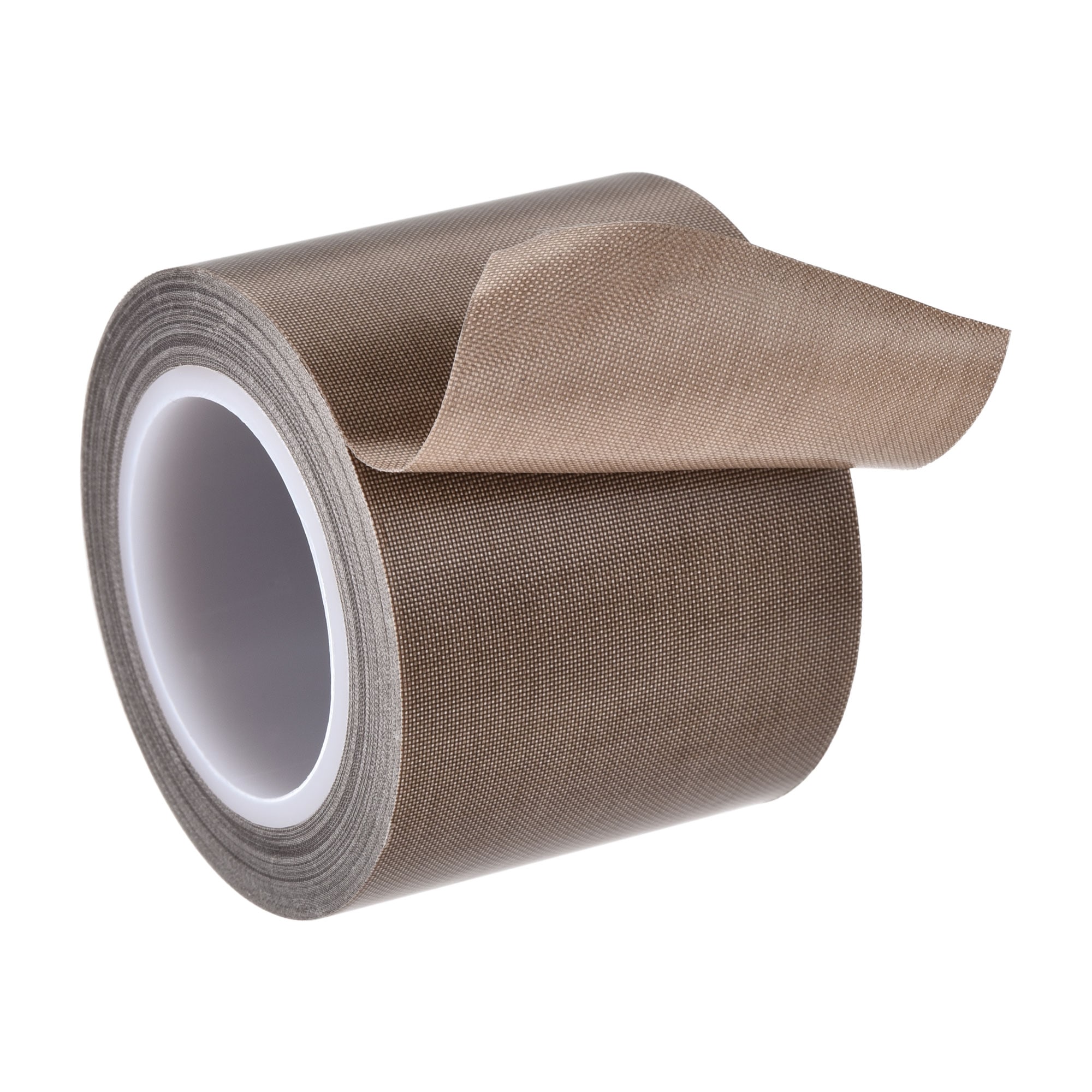 Unique Bargains Heat Resistant Tape High Temperature Heat Transfer Tape PTFE Film Adhesive Tape 50mm Width 10m 33ft Length Brown