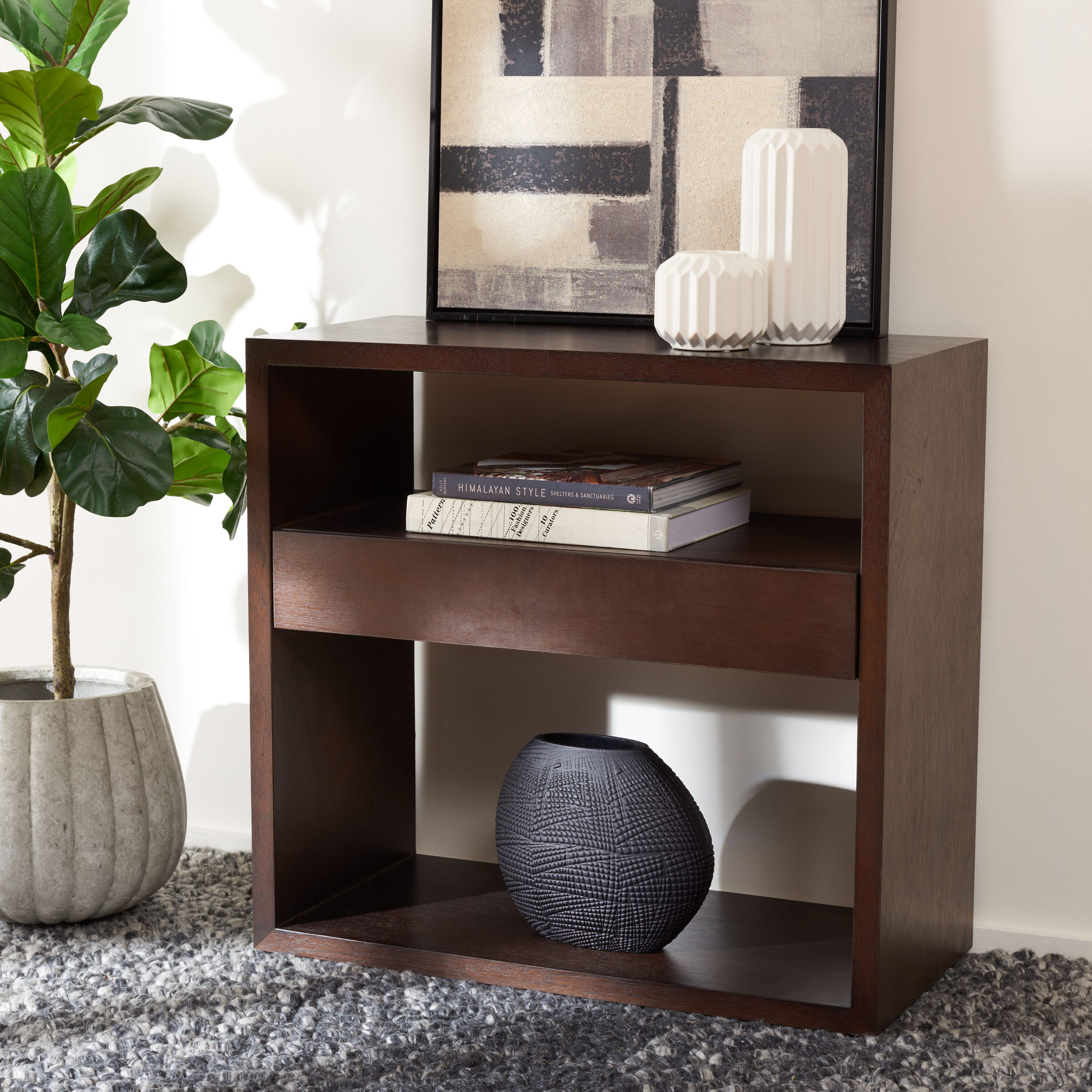 Safavieh CNS6605B Munson Casual Nc Coating Console table