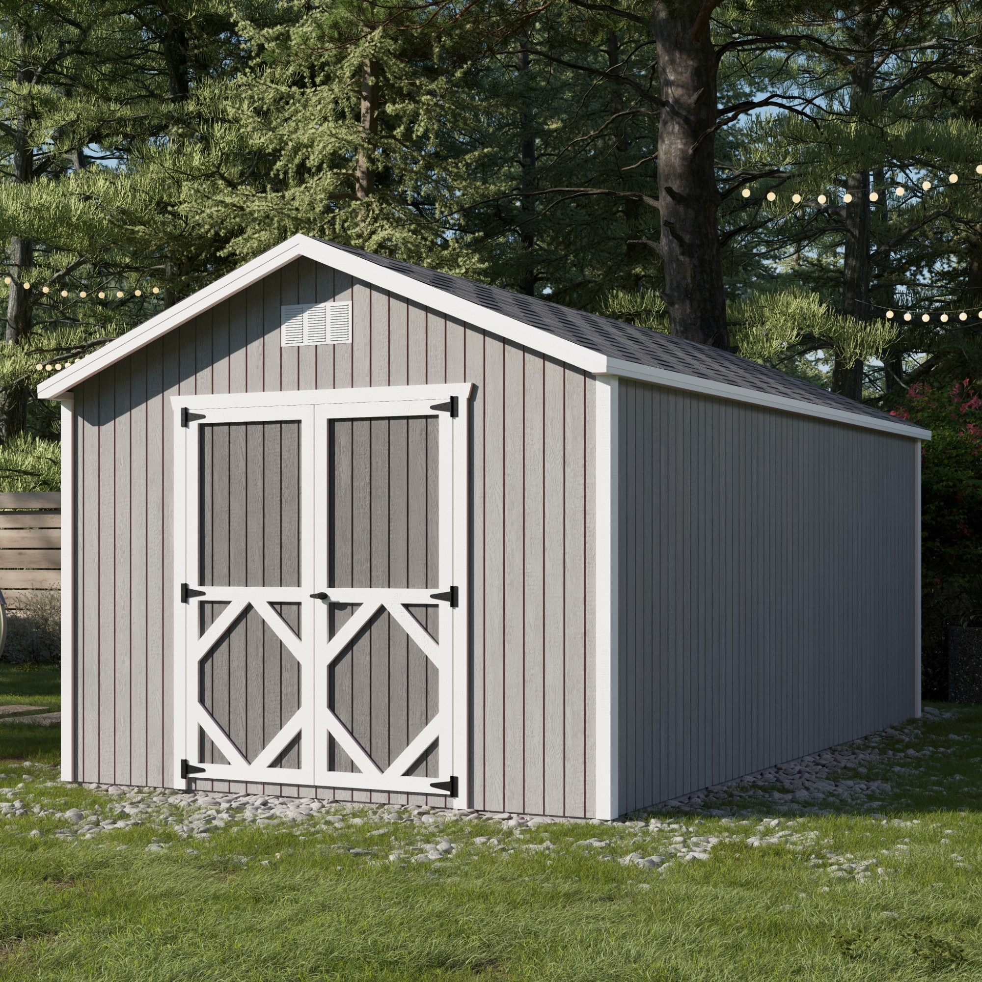 Little Cottage Co 10X18 CGS-PC-FK Wood-Storage-Buildings - View #2