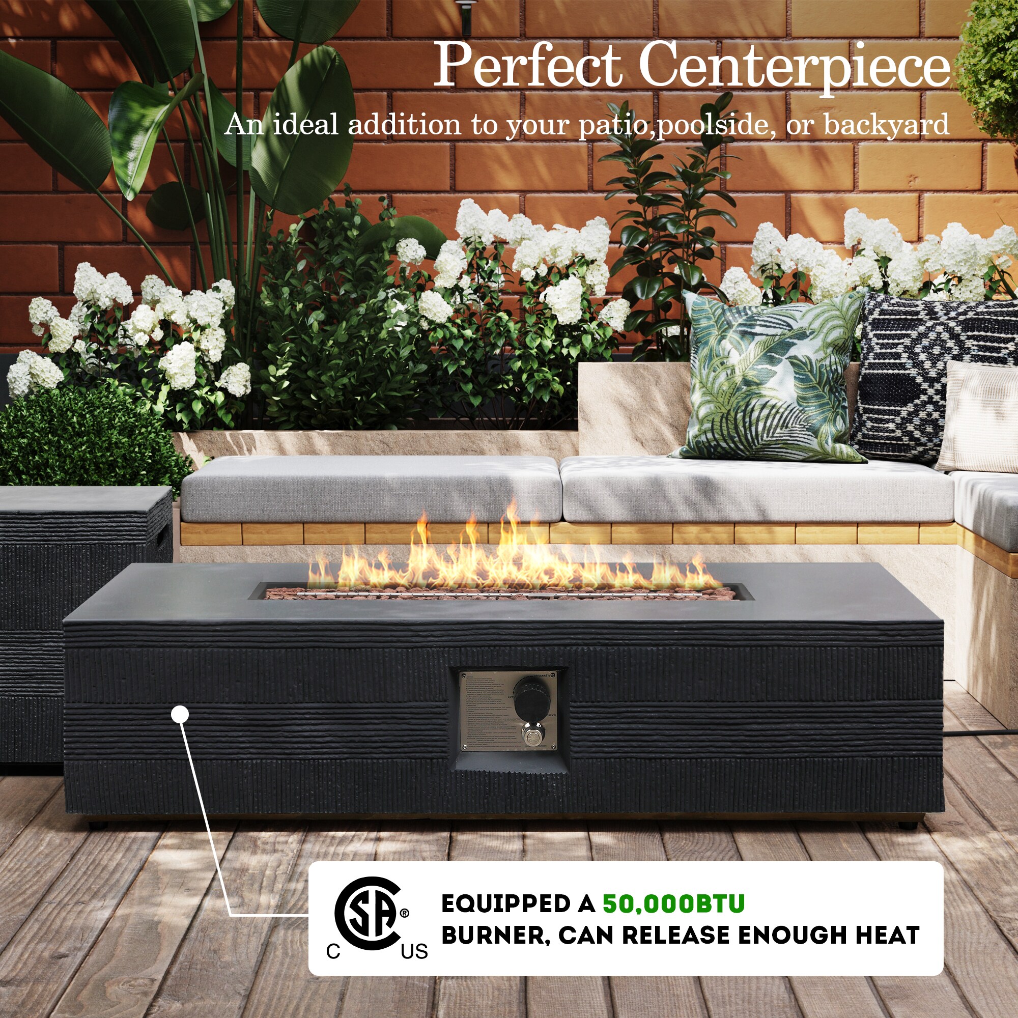 Patio Watcher LS-56MDK-SW-W Outdoor-Gas-Firepits - View #7