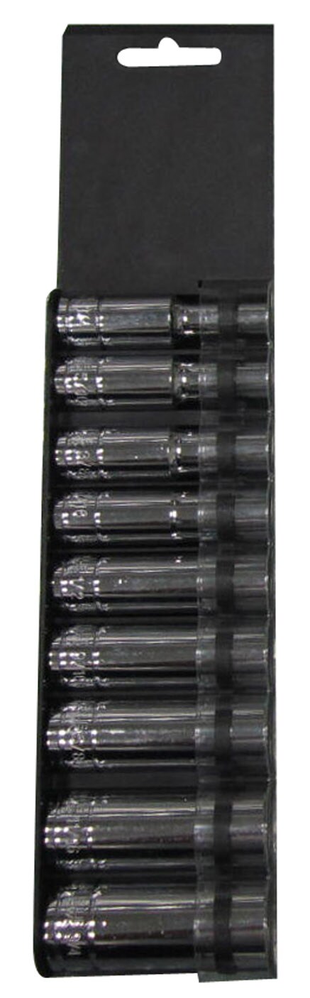 Blue Hawk 343A-9A.BH 9-Piece Standard (SAE) 3/8-in Drive 6-point Socket Set