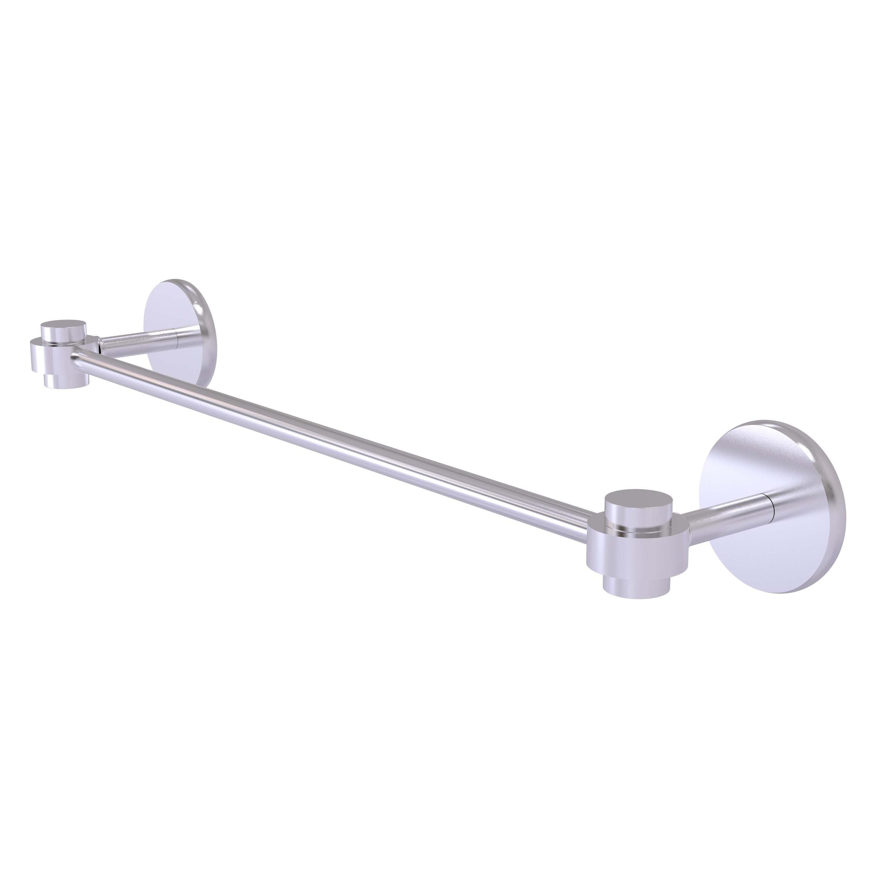 Allied Brass 7131/24-SCH Satellite Orbit One 24-in Satin Chrome Wall mount Single Towel Bar