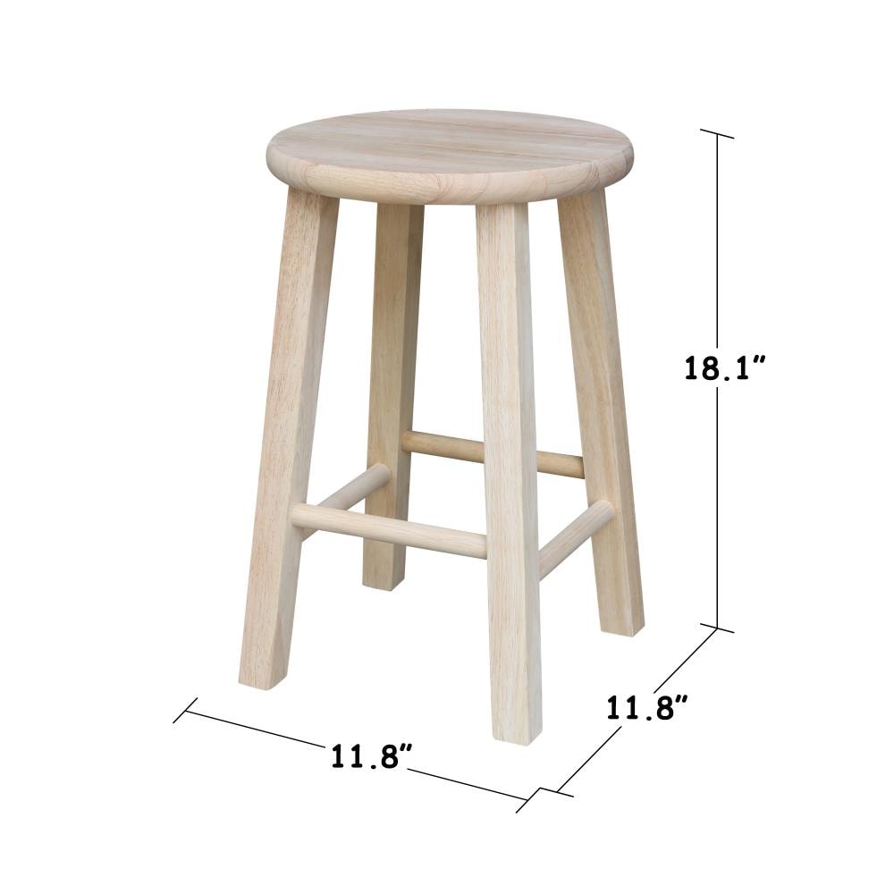 Unfinished bar best sale stools lowe's