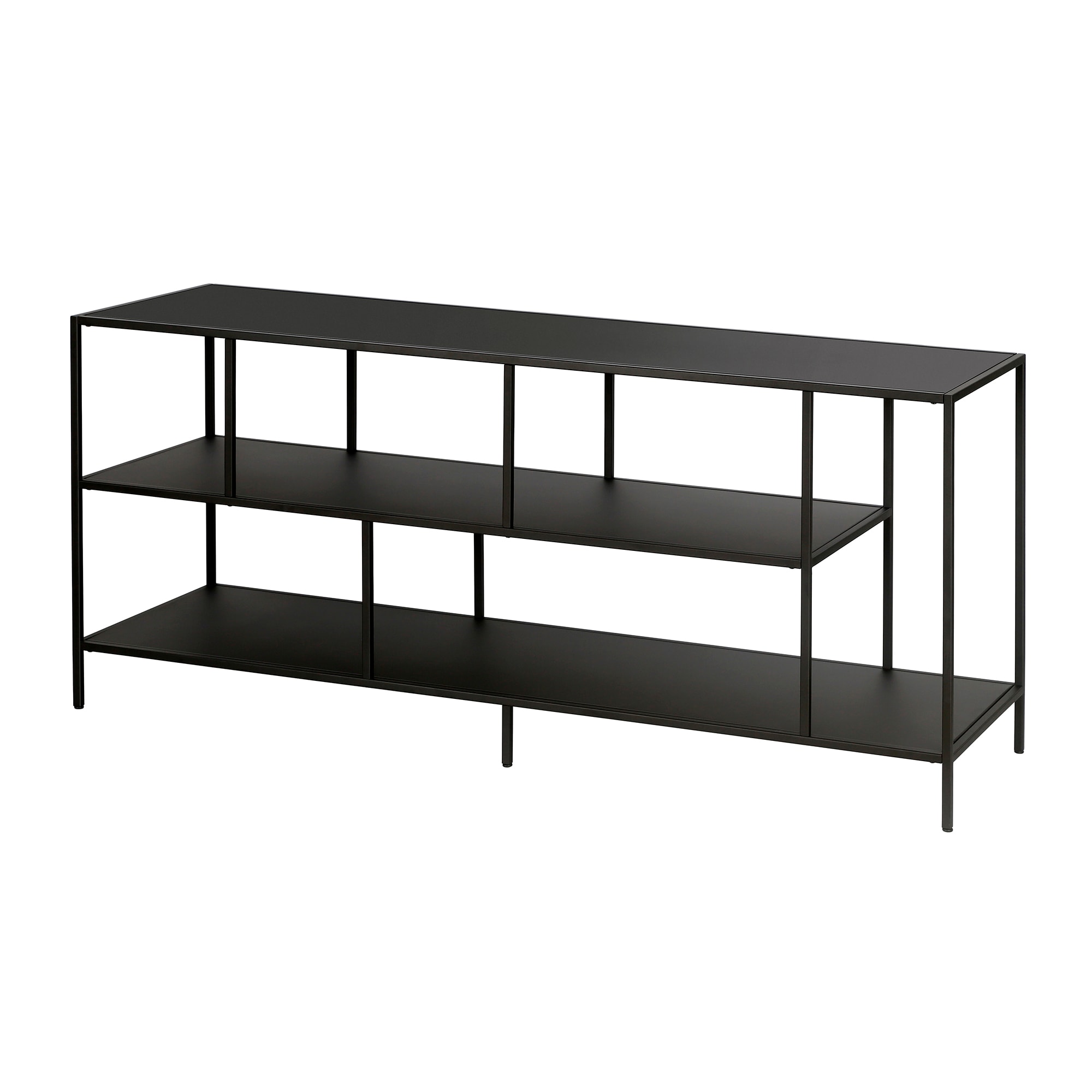 Hailey Home Winthrop Transitional Blackened Bronze Tv Stand ...