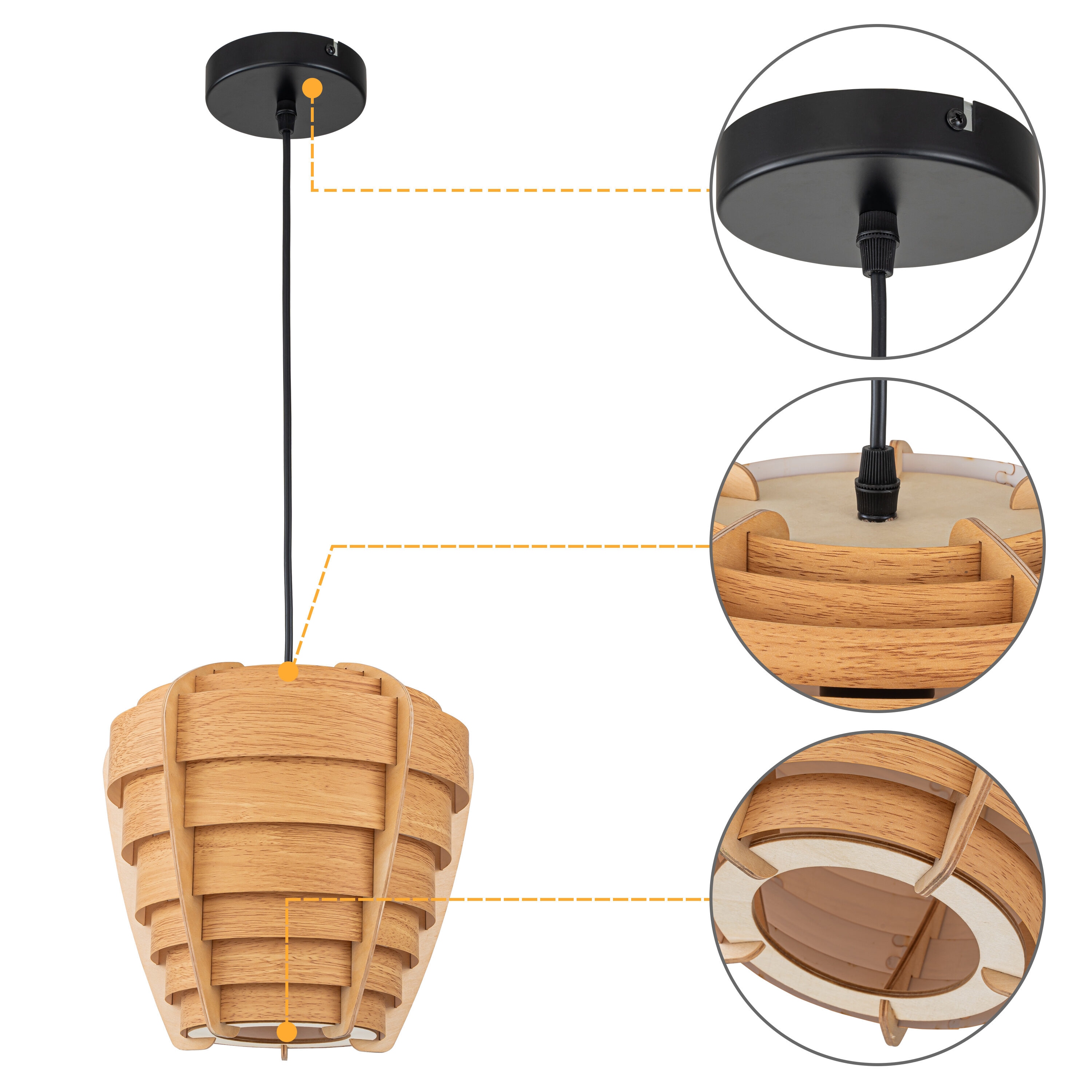 C Cattleya LCA2360-H Pendant-Lights - View #4