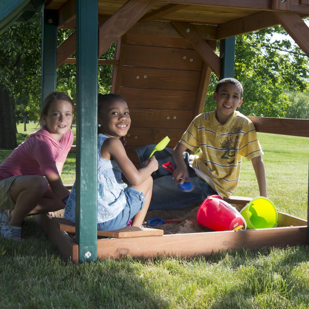 Heartland Admiral's Fort Residential Wood Playset with Slide at