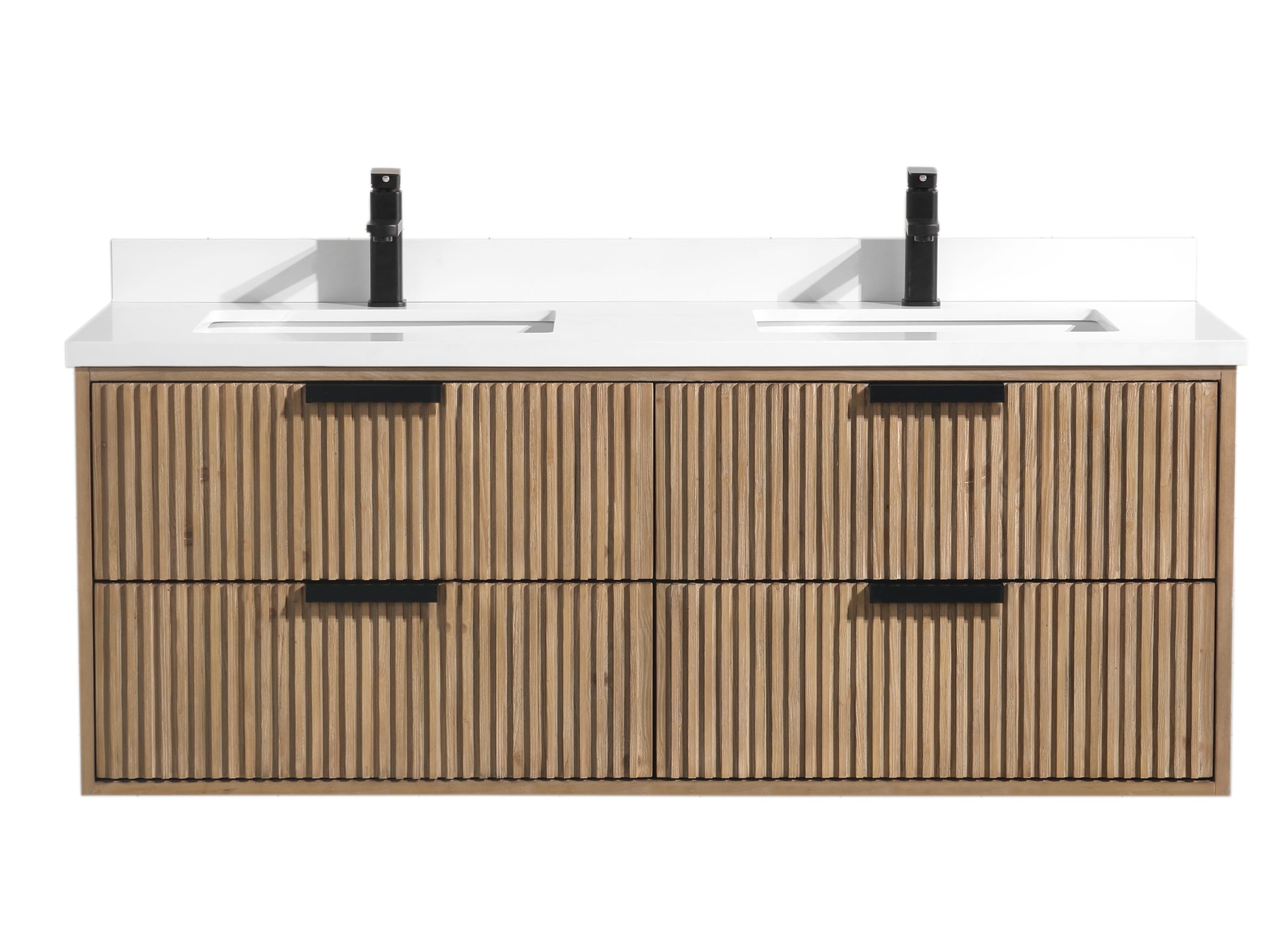 Ari Kitchen & Bath AKB-DIEGO-55-WTHFR Bath-Vanity-Combo - View #2