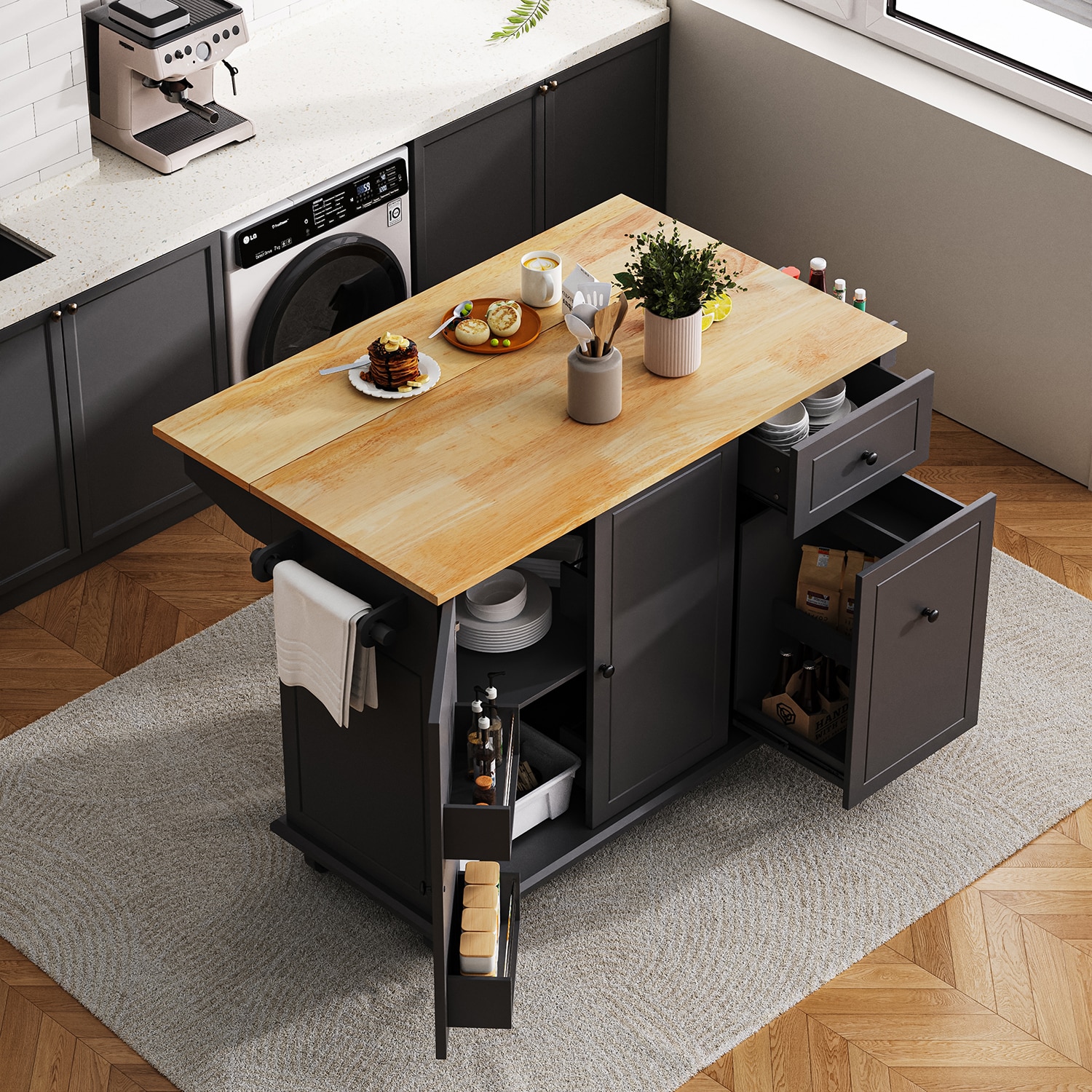 Kahomvis KK-QPO2-3AB Kitchen-Furniture - View #10