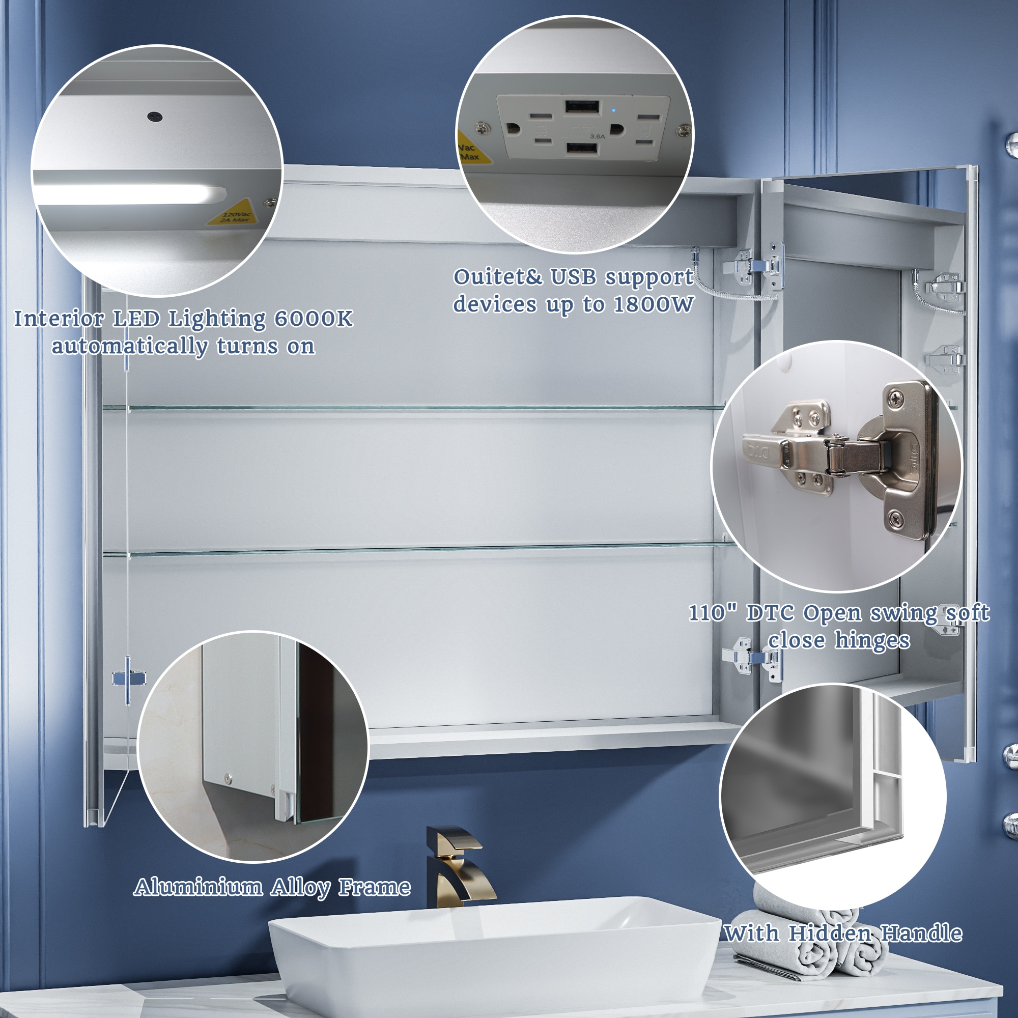 ExBrite EXMC3624V17DB Bathroom-Medicine-Cabinets - View #6