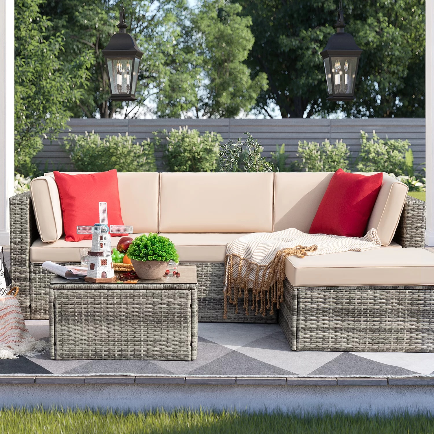 Vineego LS-TBSF2C1A1T1OTGYBG Patio-Conversation-Sets - View #3
