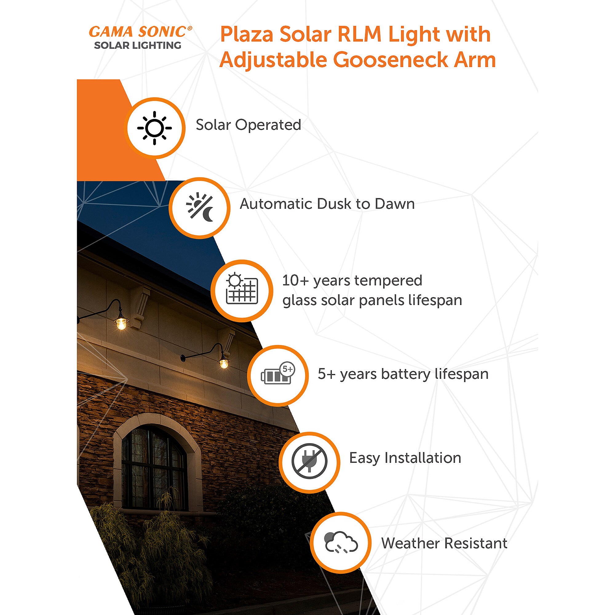 Gama Sonic 119B50044 Outdoor-Wall-Lighting - View #6