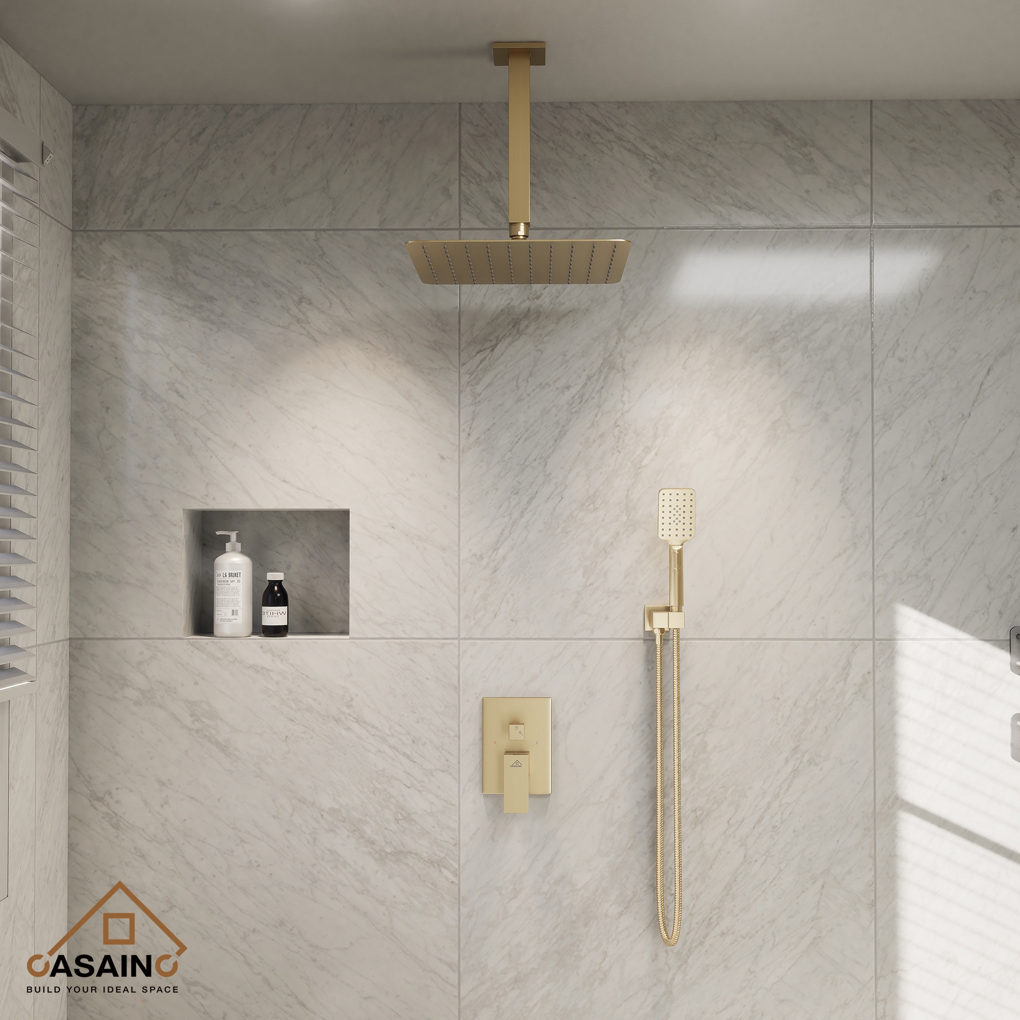 CASAINC MCS96-BG Showerhead-Bar-Panels - View #3
