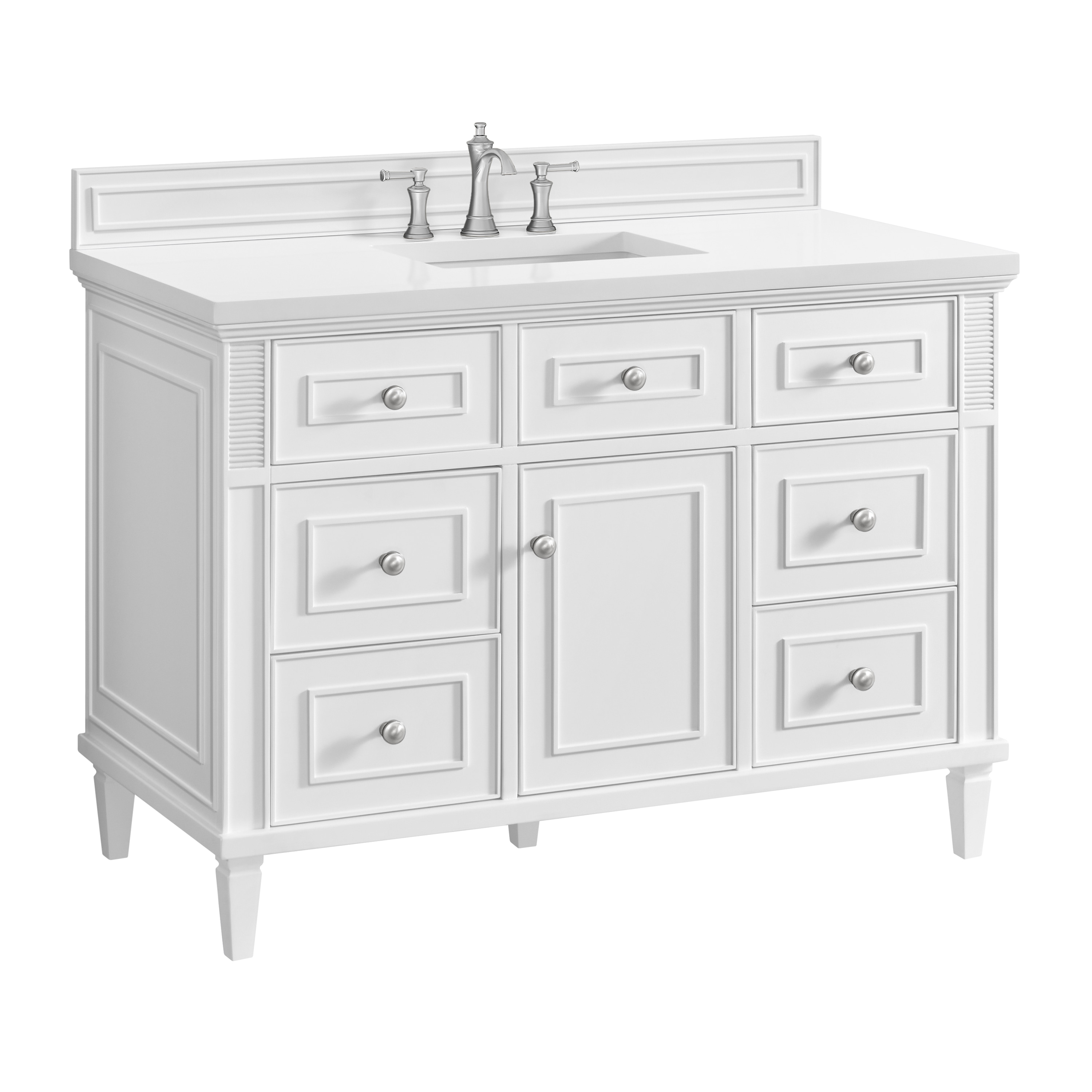 James Martin Vanities 424-V48-BW-3WZ Bath-Vanity-Combo - View #10