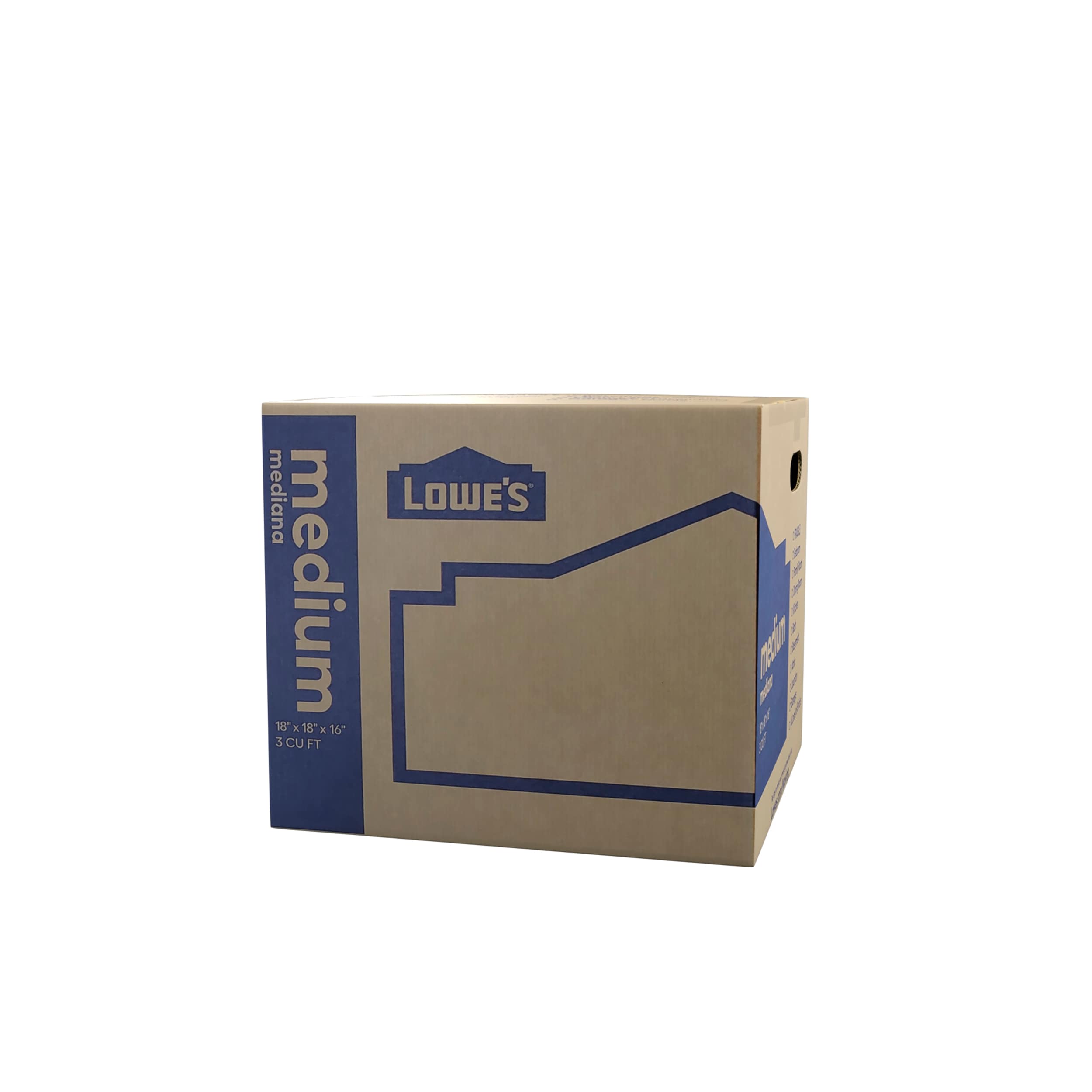 Lowe's 18-in W x 16-in H x 18-in D Classic Medium Cardboard Moving