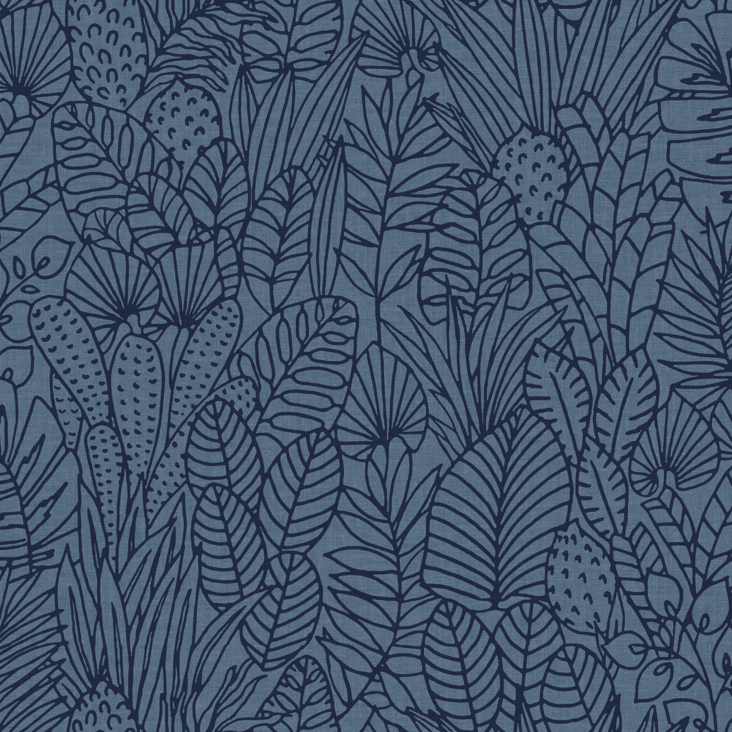 RoomMates RMK12046WP 28.18-Sq. Feet Blue Vinyl Ivy/Vines Self-adhesive Peel and Stick Wallpaper