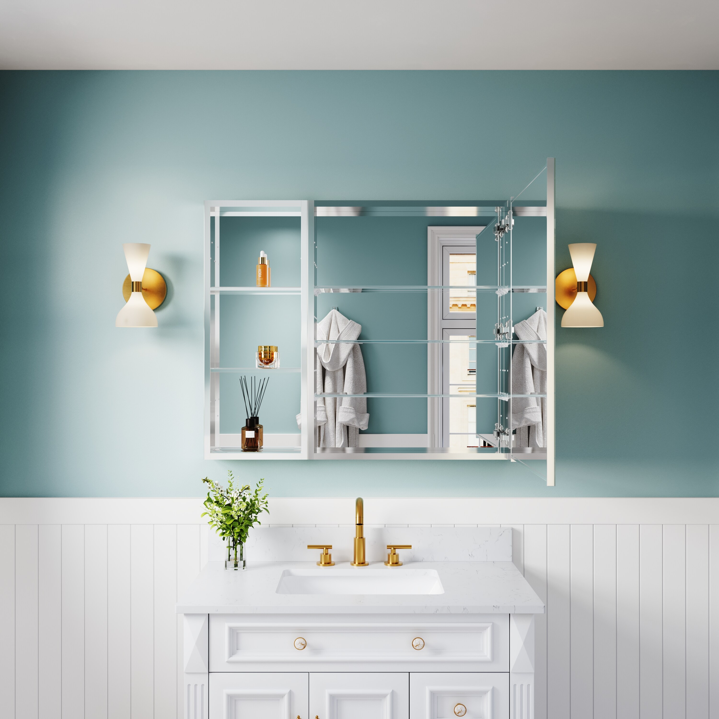 Forclover JSEXDHMC2026-L3 Bathroom-Medicine-Cabinets - View #3