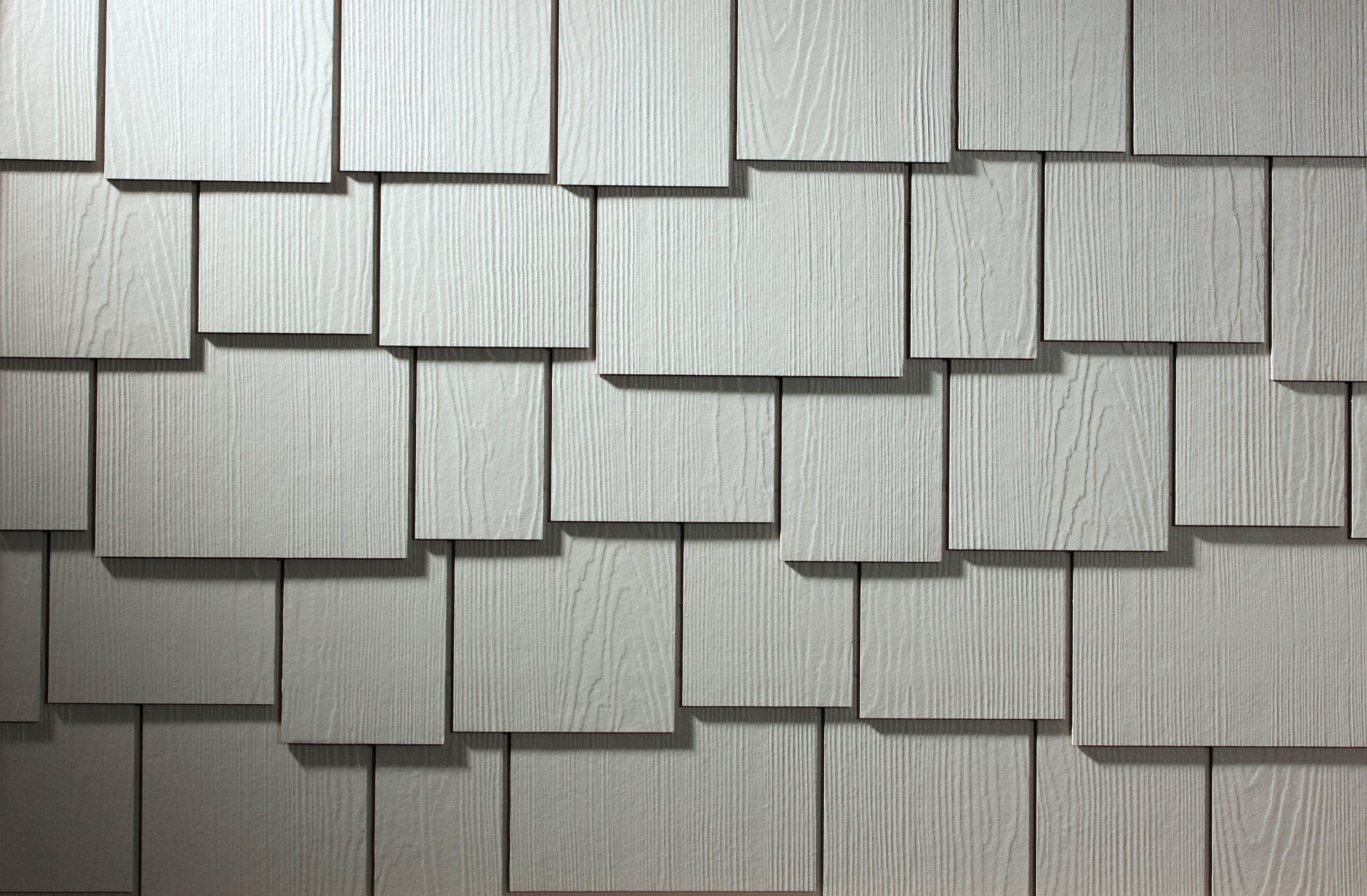 James Hardie 9481311 Statement Collection HZ10 Staggered Fiber Cement Cedarmill Shingle siding panel Pearl Gray 15.25-in x 48-in