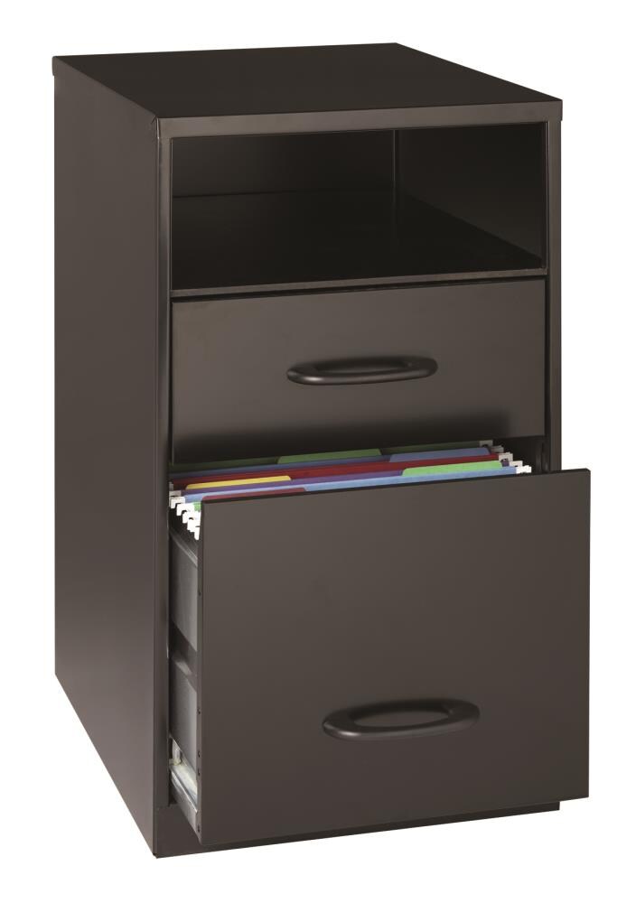 Office Designs Black 2 Drawer File Cabinet In The File Cabinets Department At Lowes Com
