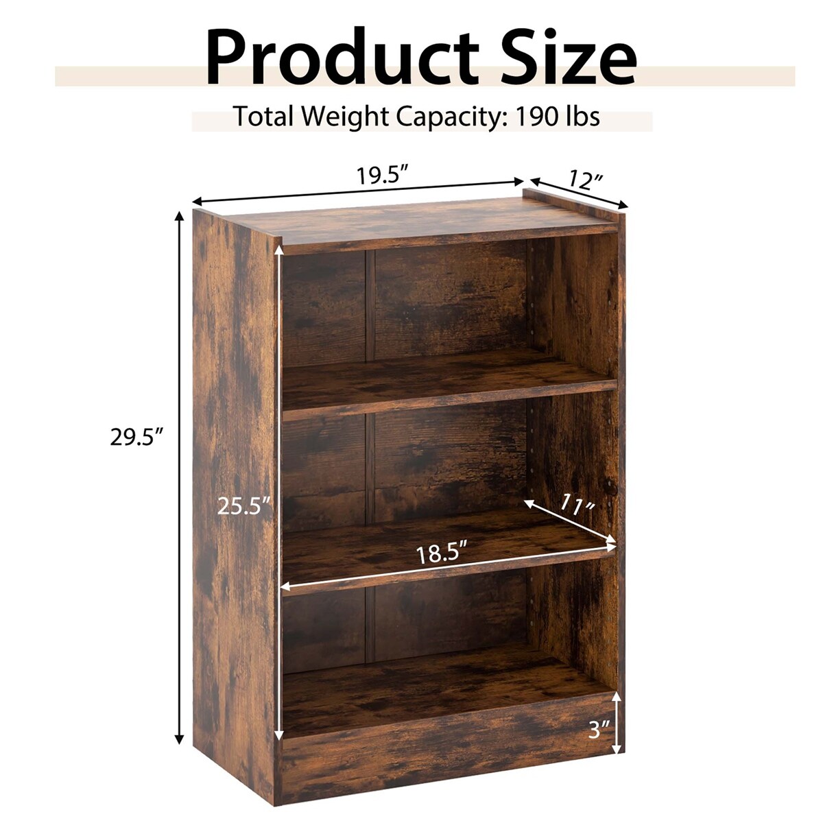 Costway CB10458CF bookcases - View #4