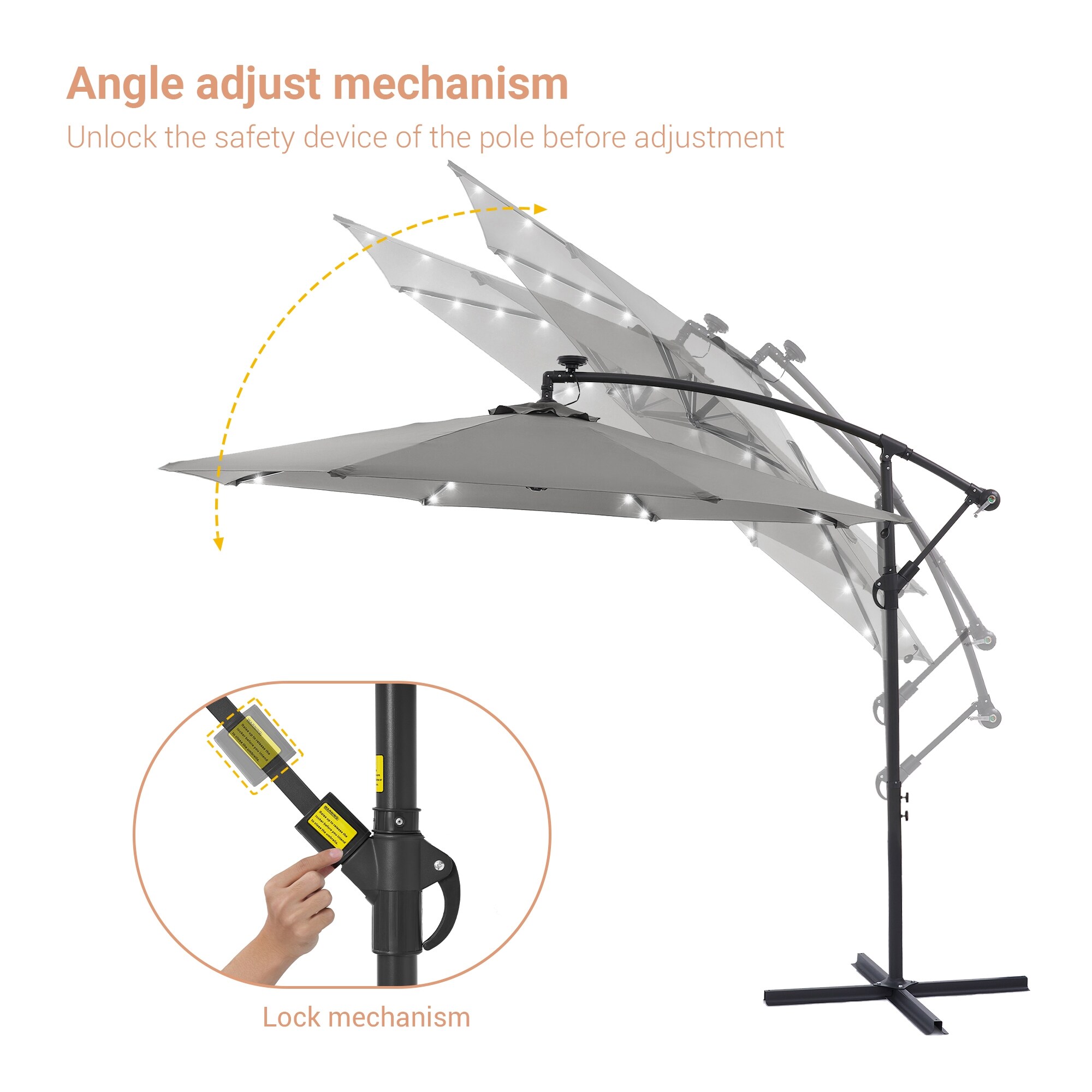 ACEGOSES LW-ROF-34G-LED Umbrellas-2 - View #4