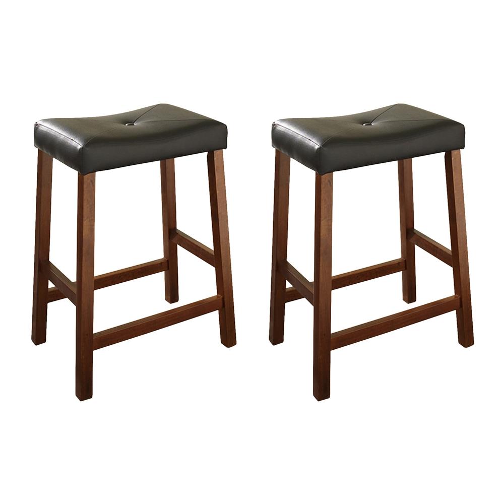 Crosley Furniture 24" Counter Stool in Cherry Set of 2 