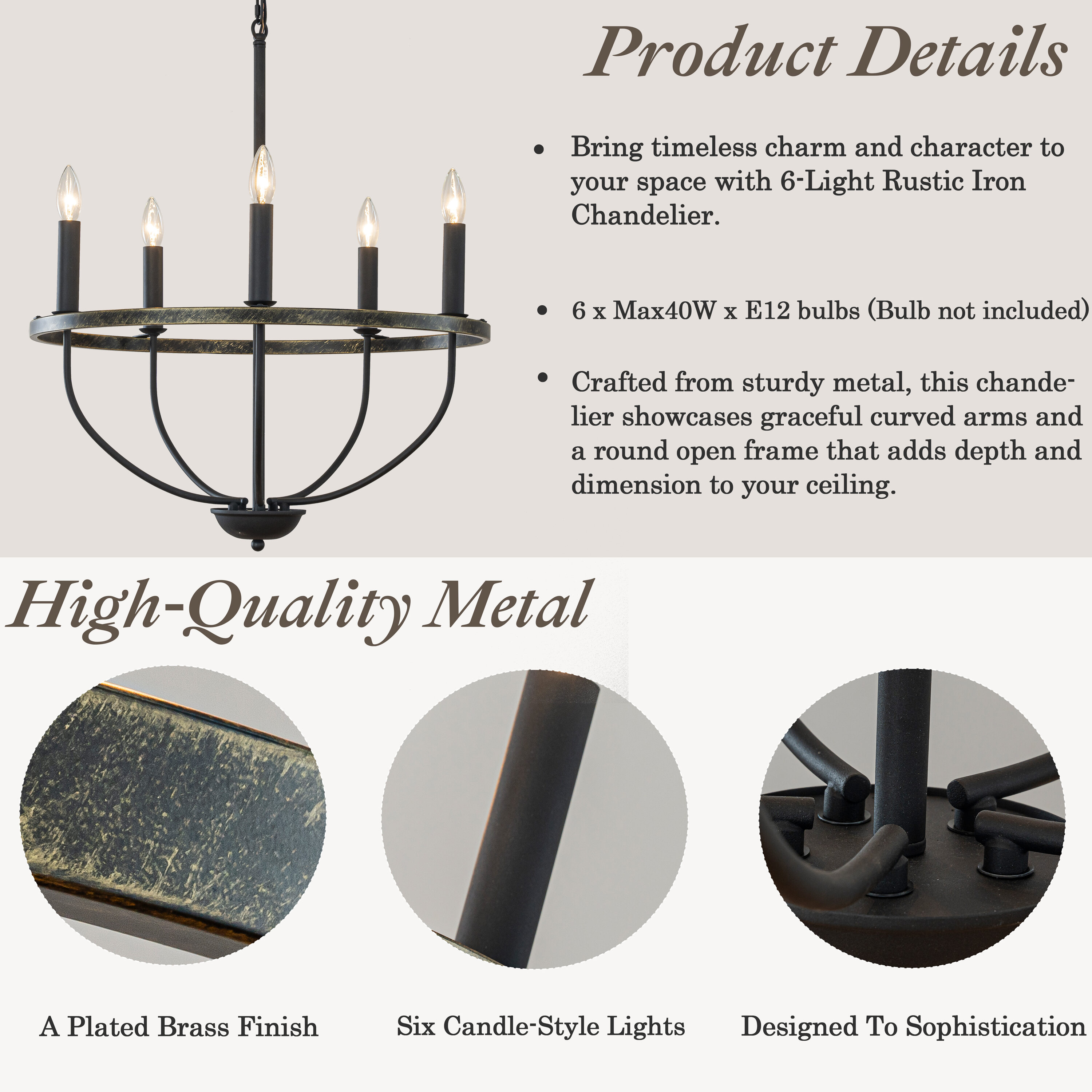 AloaDecor Lighting L7189D30MB01A b090015 - View #4