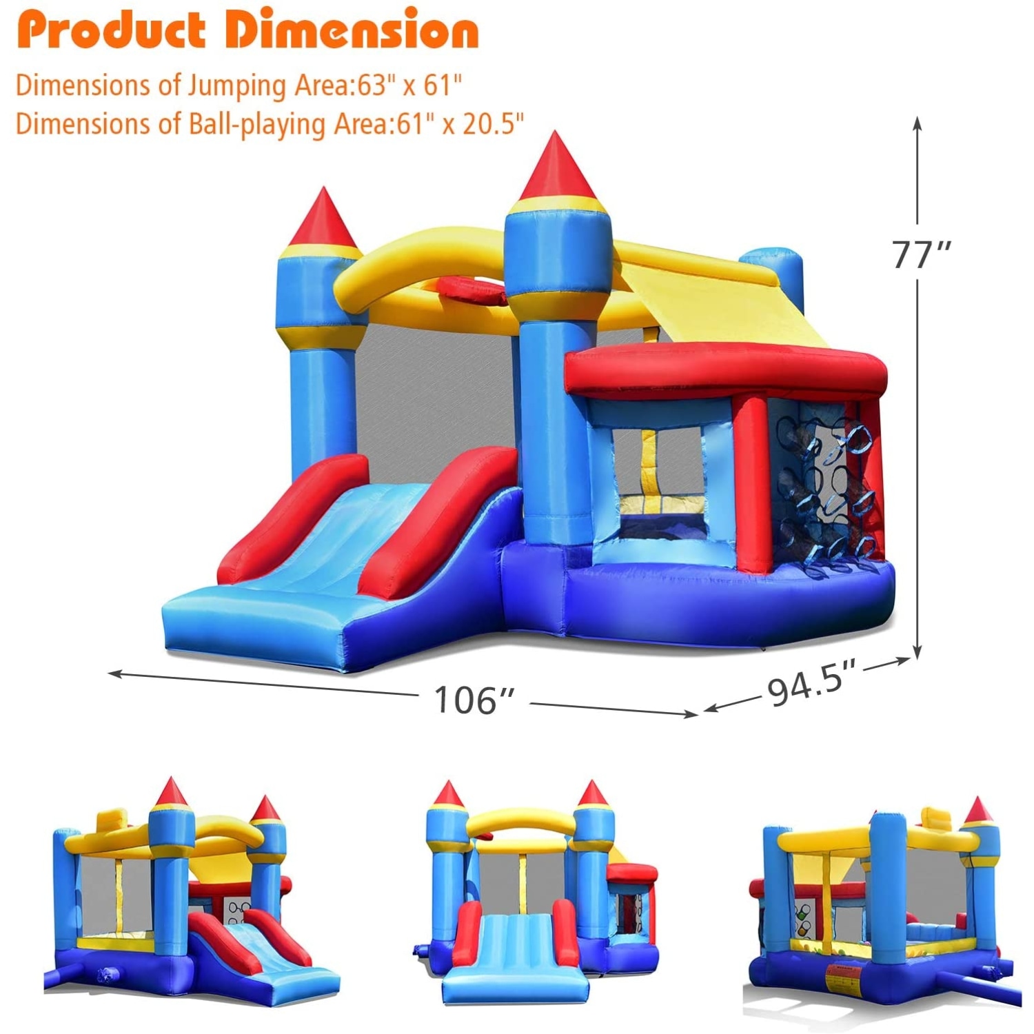 Slickblue D-CO-71007PO Bounce-Houses - View #8