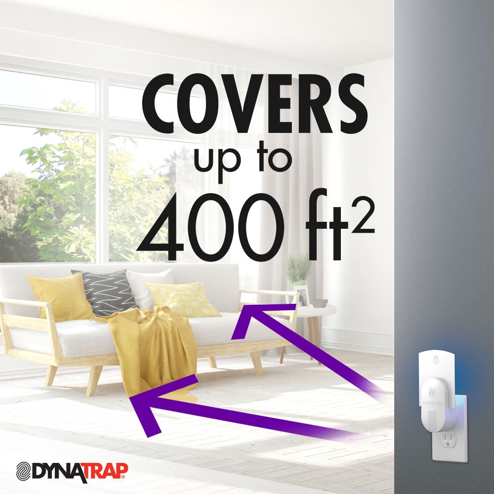 DynaTrap Flylight DOT 3-Count Unscented Home & Perimeter Indoor Device at