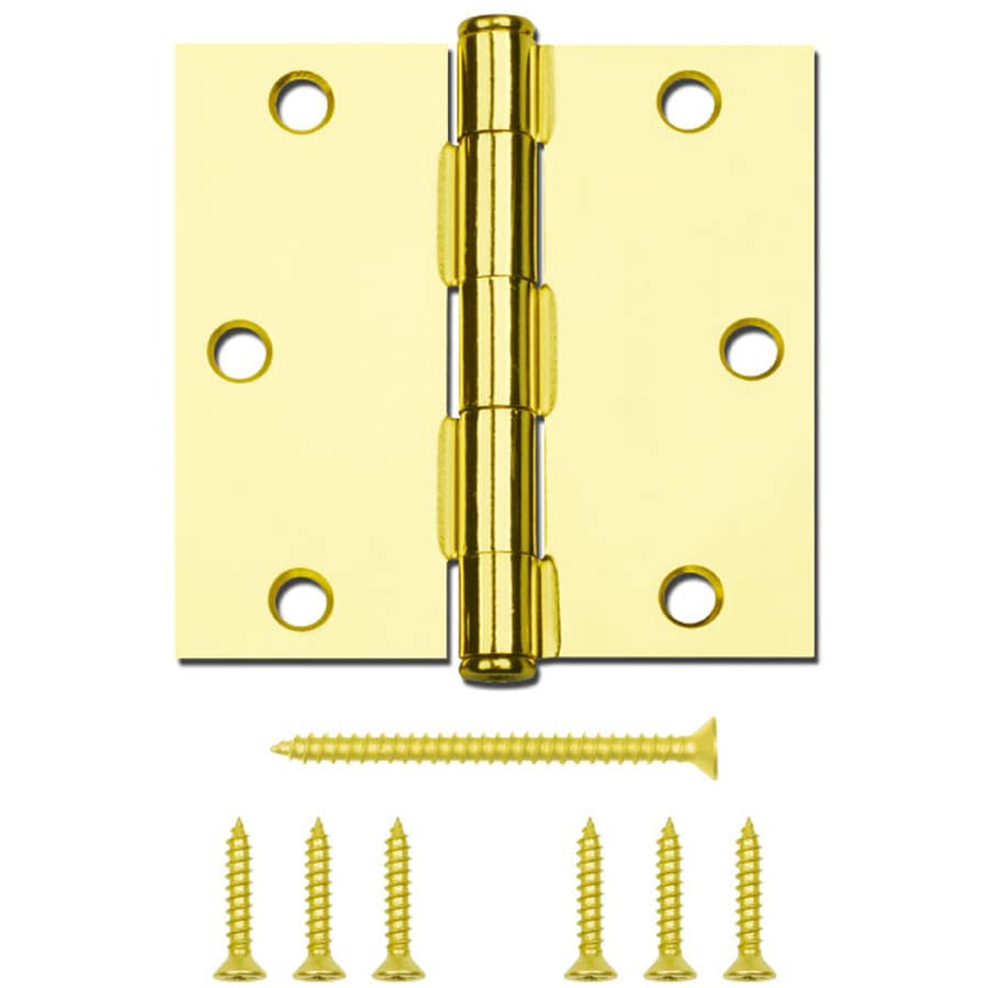 Gatehouse S841-536 3-1/2-in H Gold Mortise Interior Door Hinge