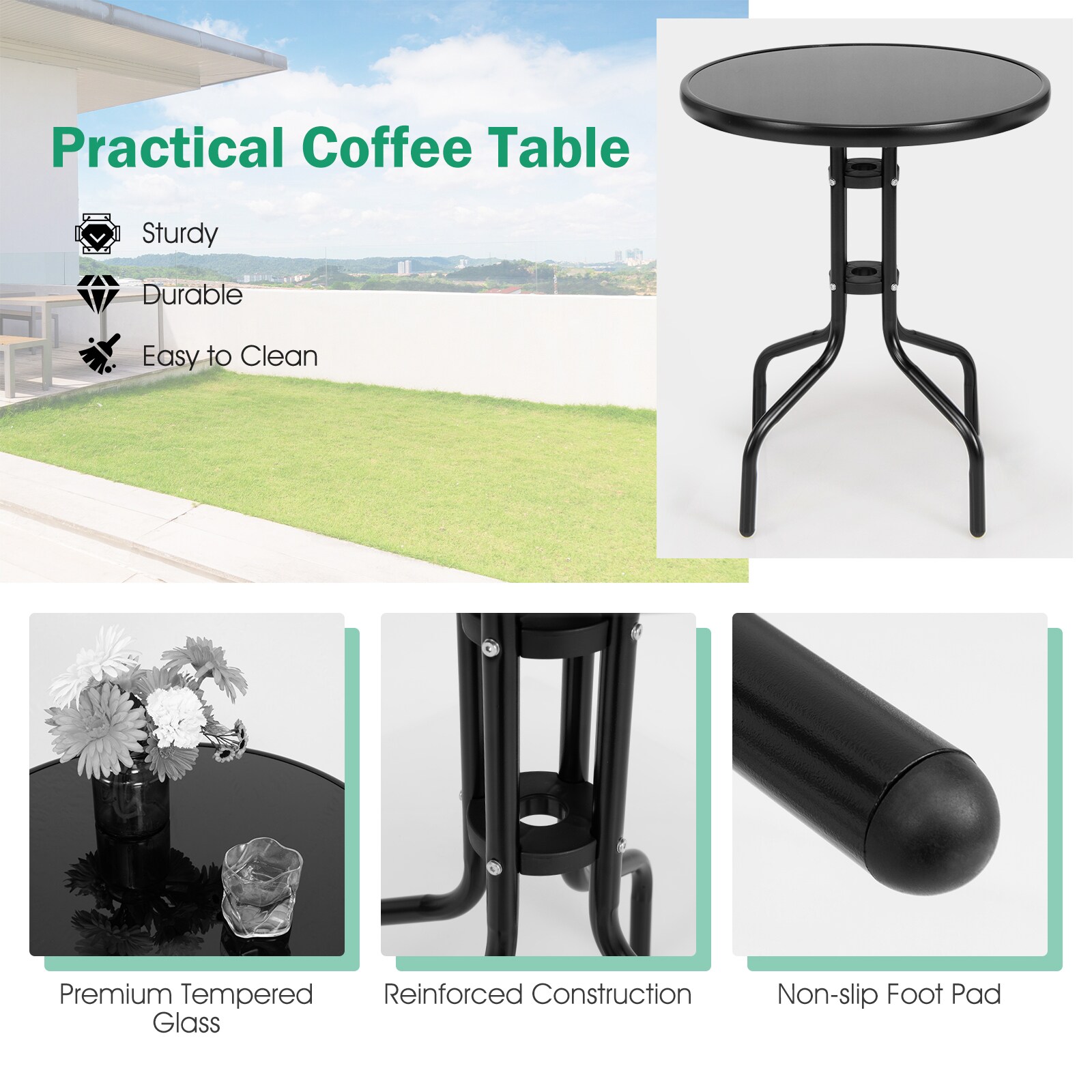 Clihome CWCH-OP70AD446 Patio-Dining-Sets - View #9