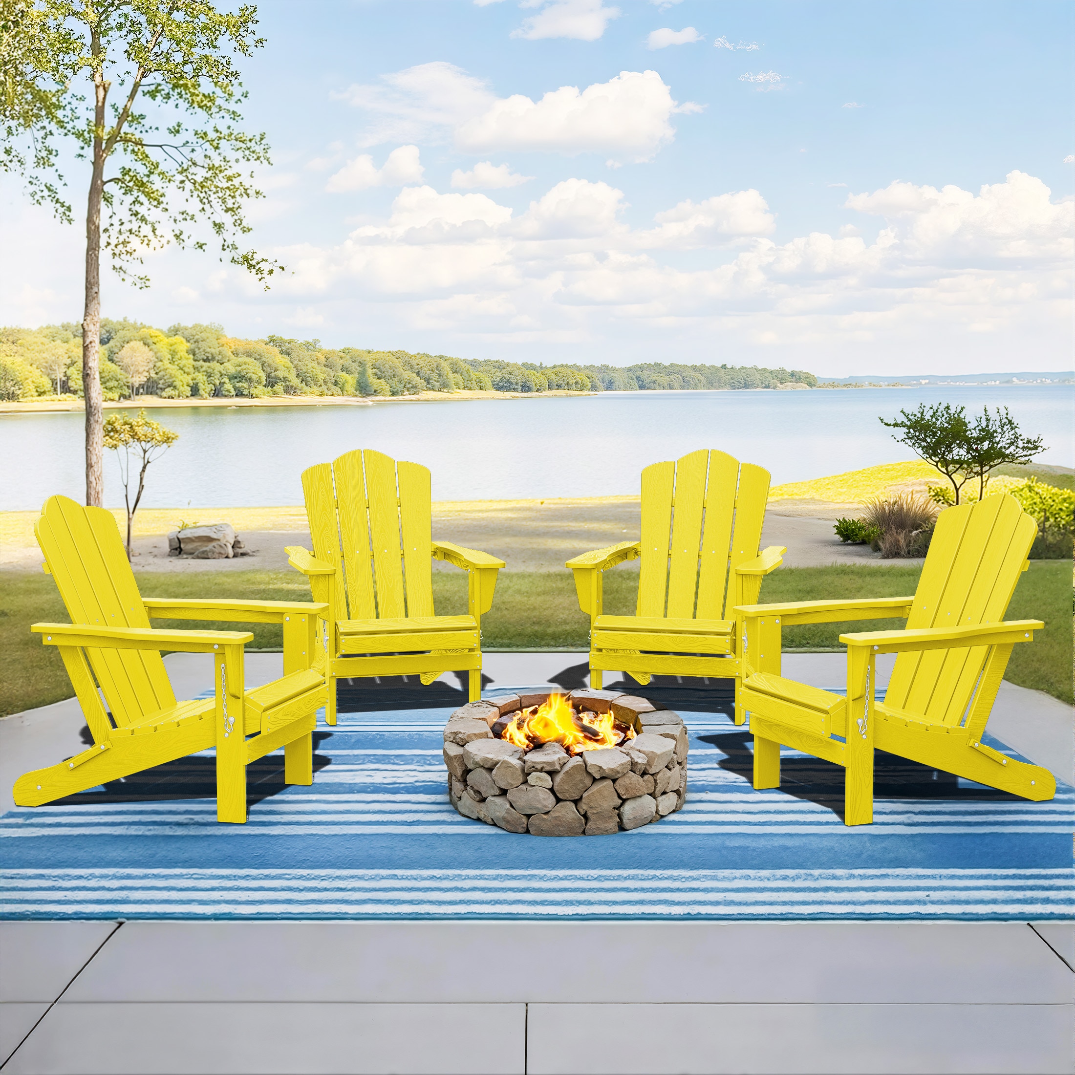 JEAREY PEYD04-YW Patio-Chairs - View #2