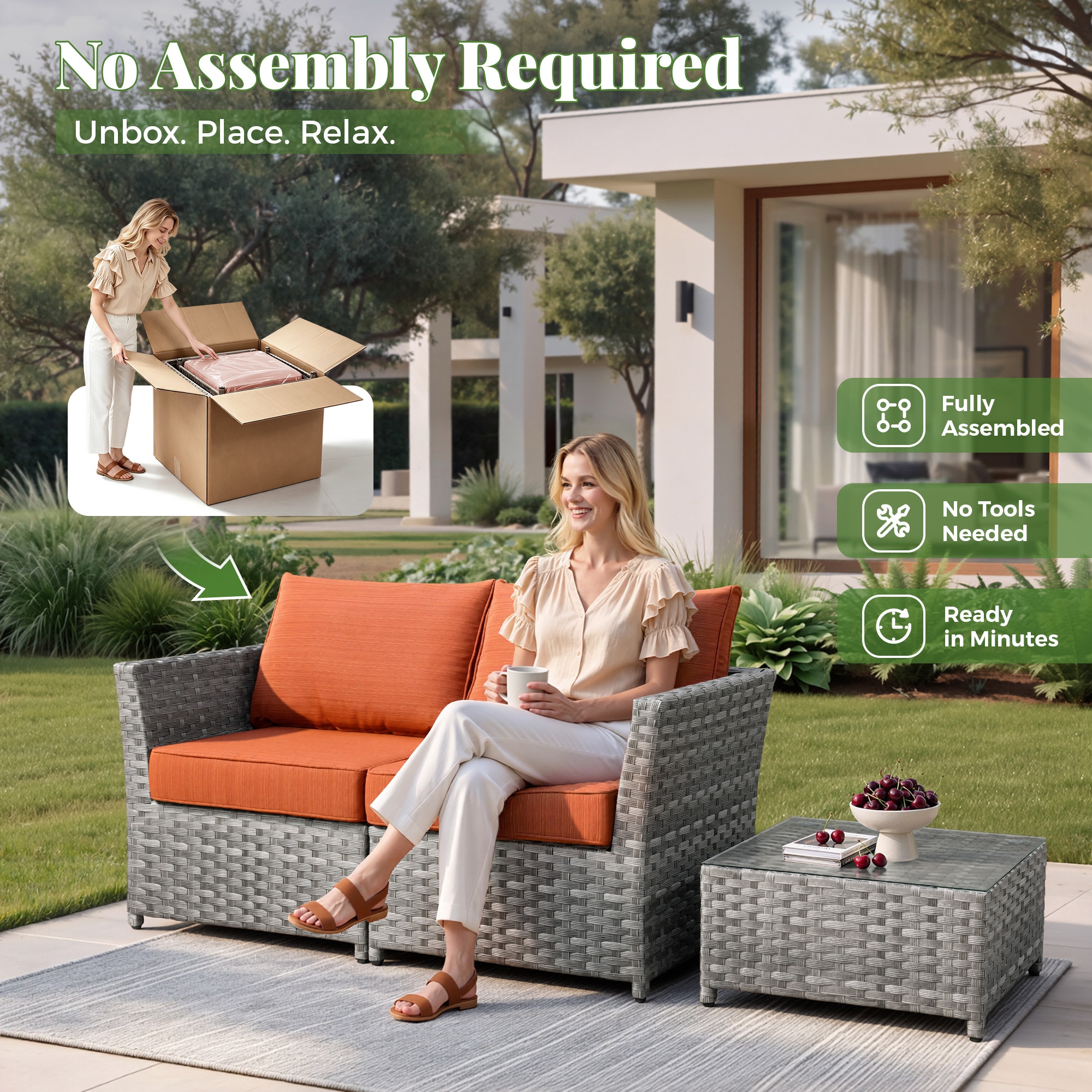 Pouuin STBS808 Patio-Sofas-Daybeds - View #4
